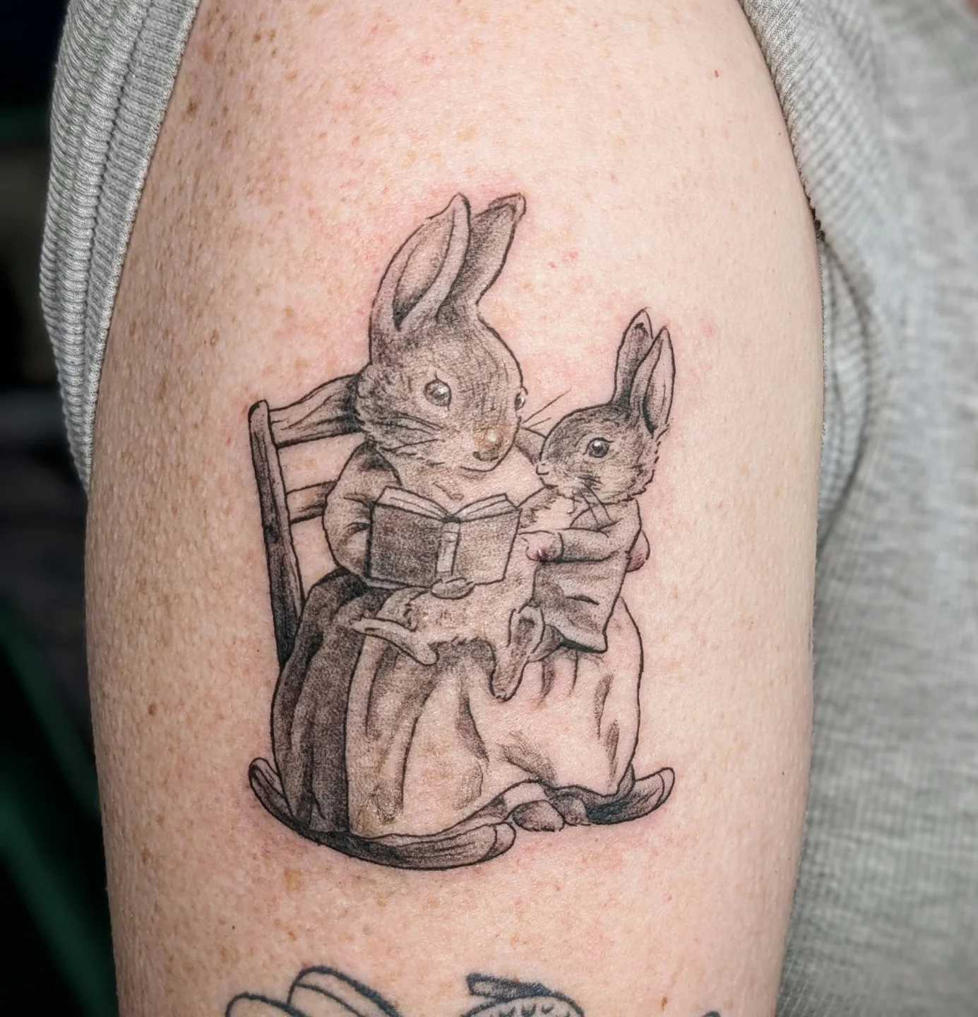 Tattoo by @inkedmongoose — black_and_grey, realism