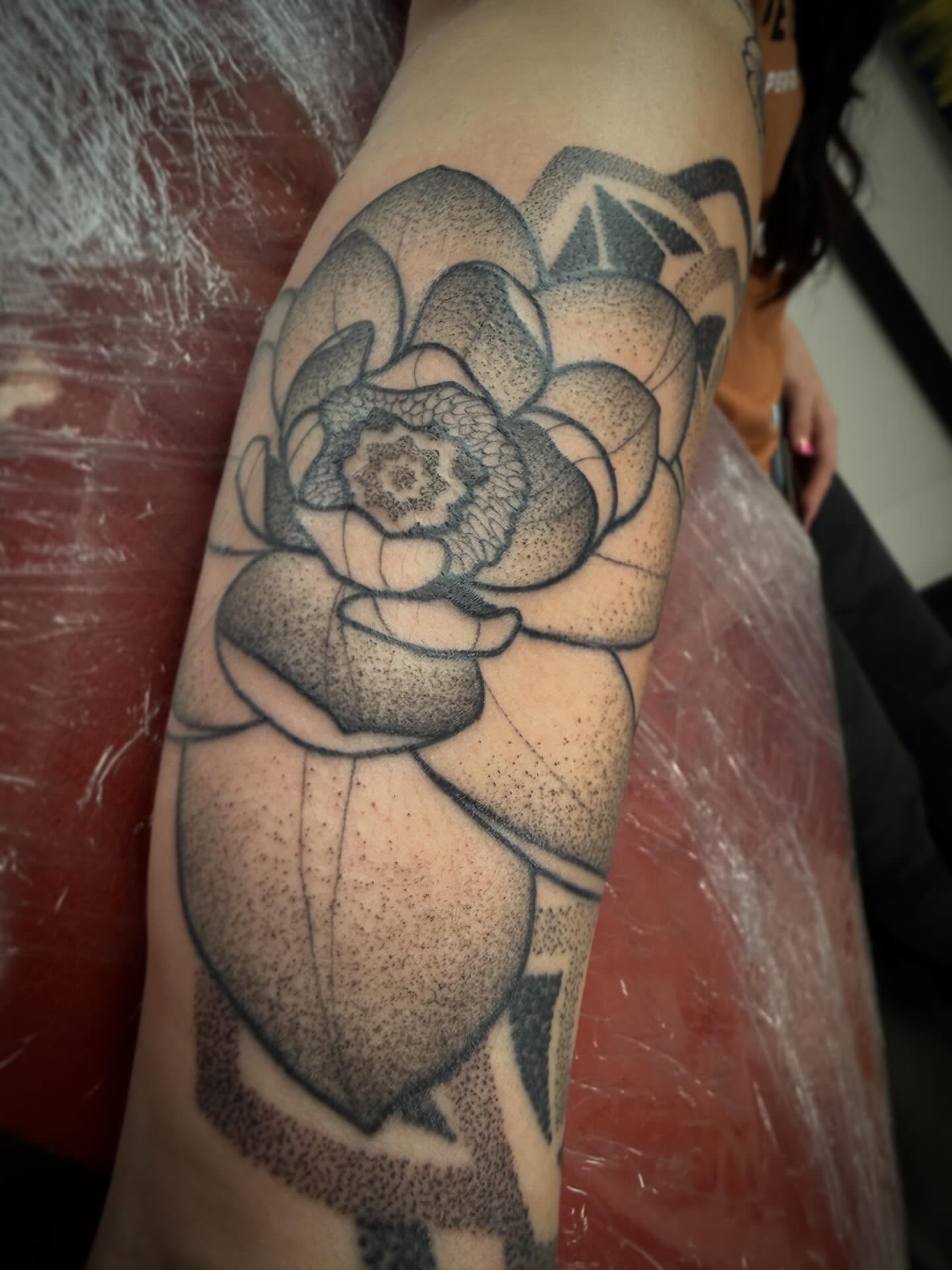 Tattoo by @artbytp — dotwork