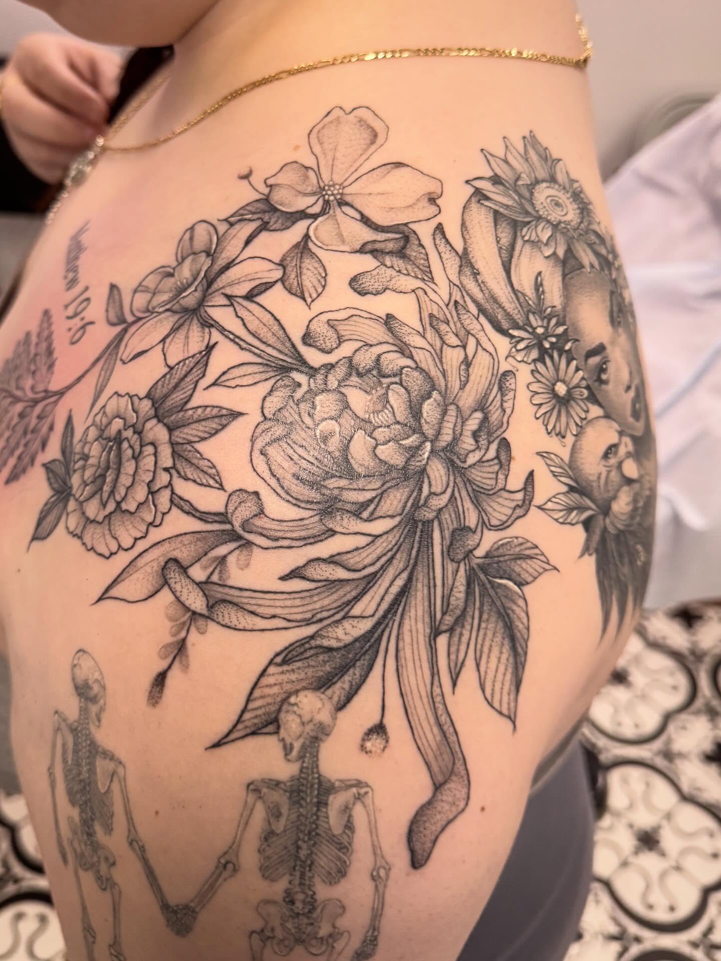 Tattoo by @_crybaby.tattoos — black_and_grey, realism