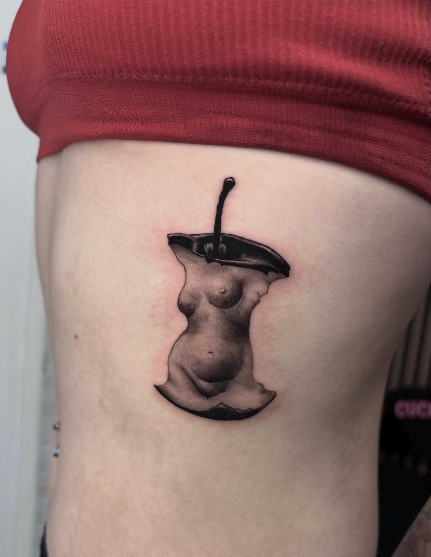 Tattoo by @1nkzilla — black_and_grey