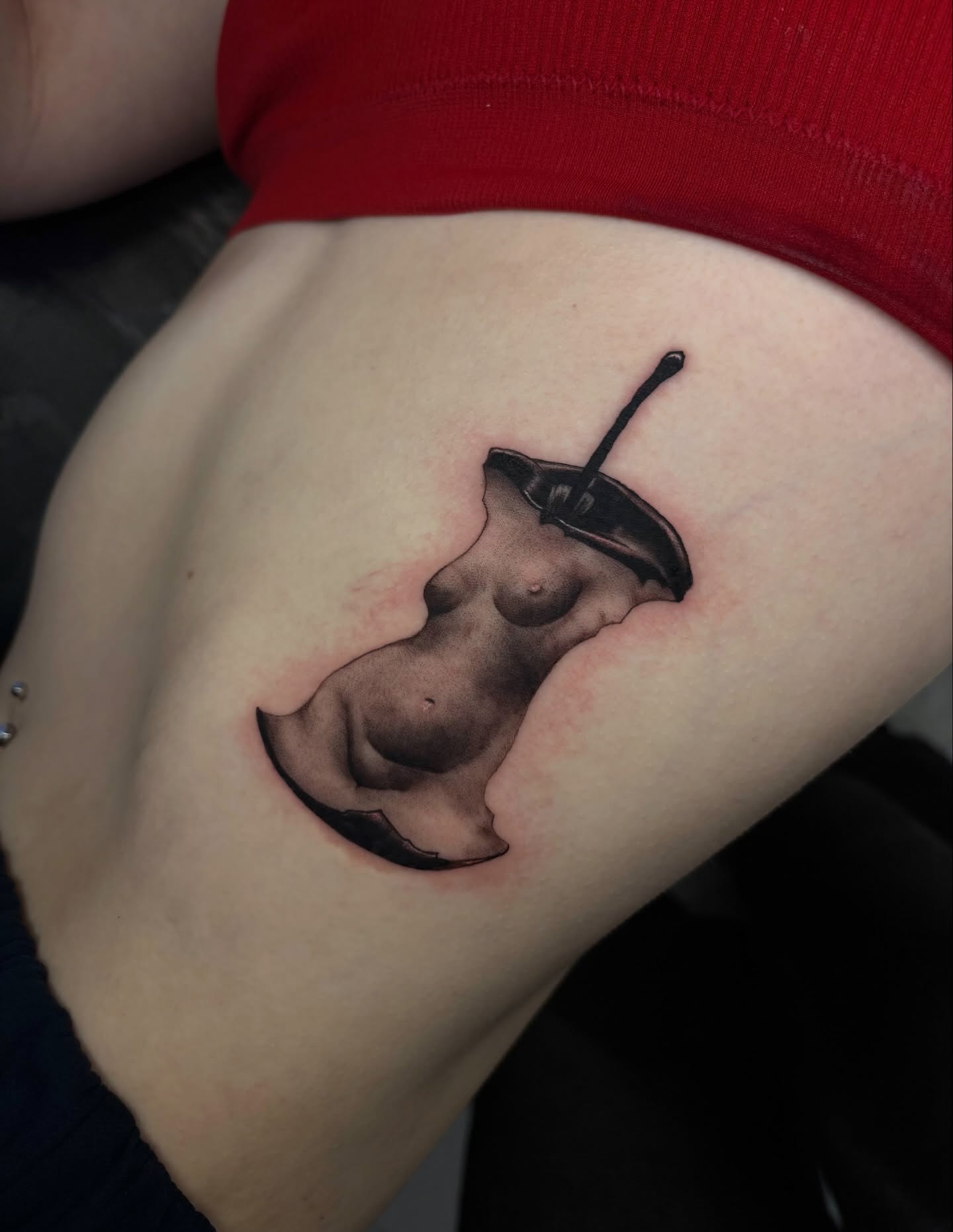 Tattoo by @1nkzilla — black_and_grey