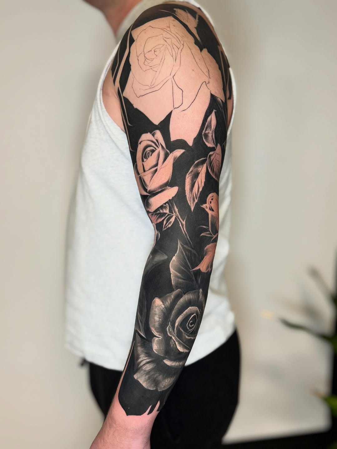 Tattoo by @abraxastattoo — black_and_grey, realism