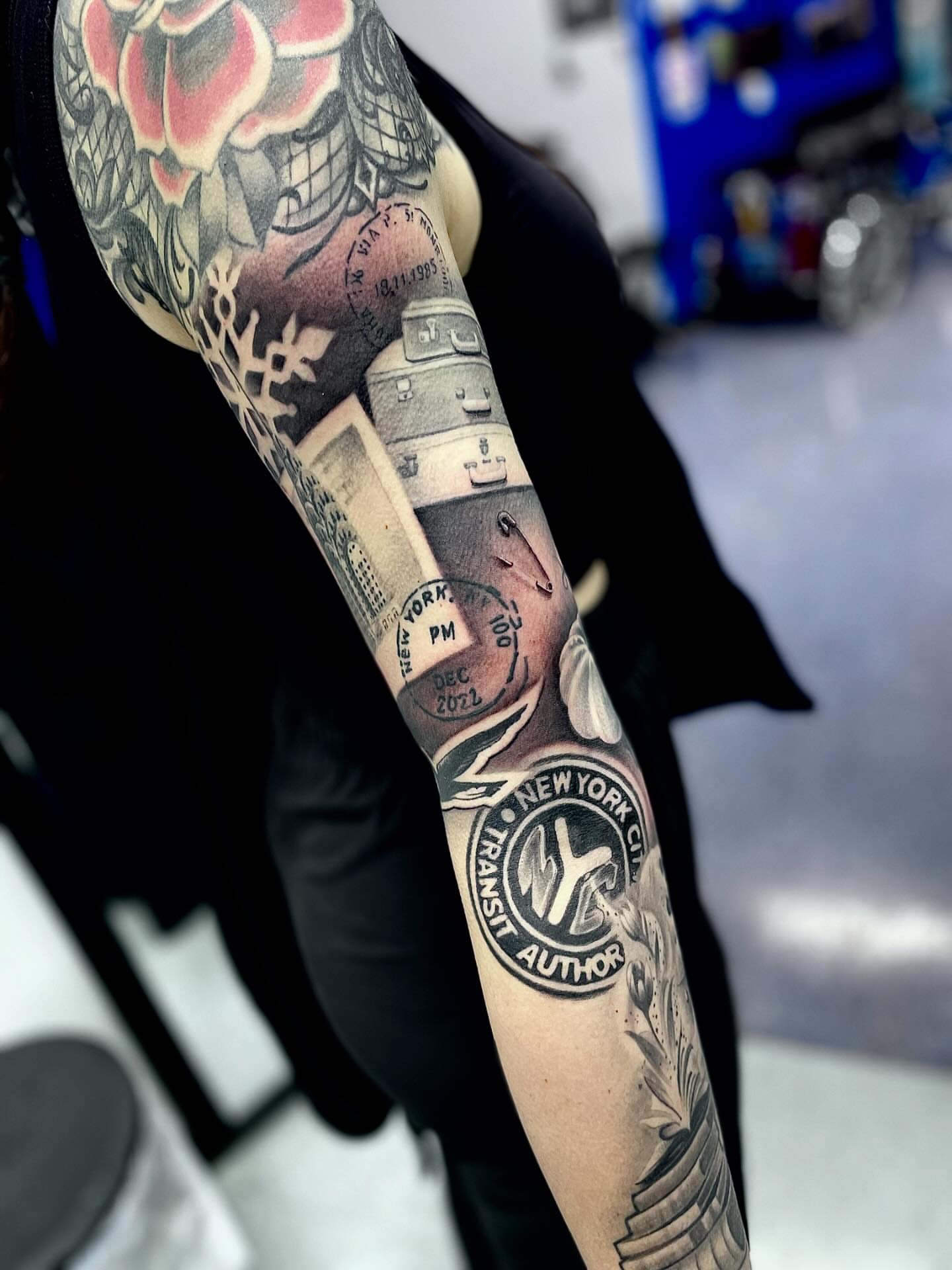 Tattoo by @doeboy818 β black_and_grey, realism