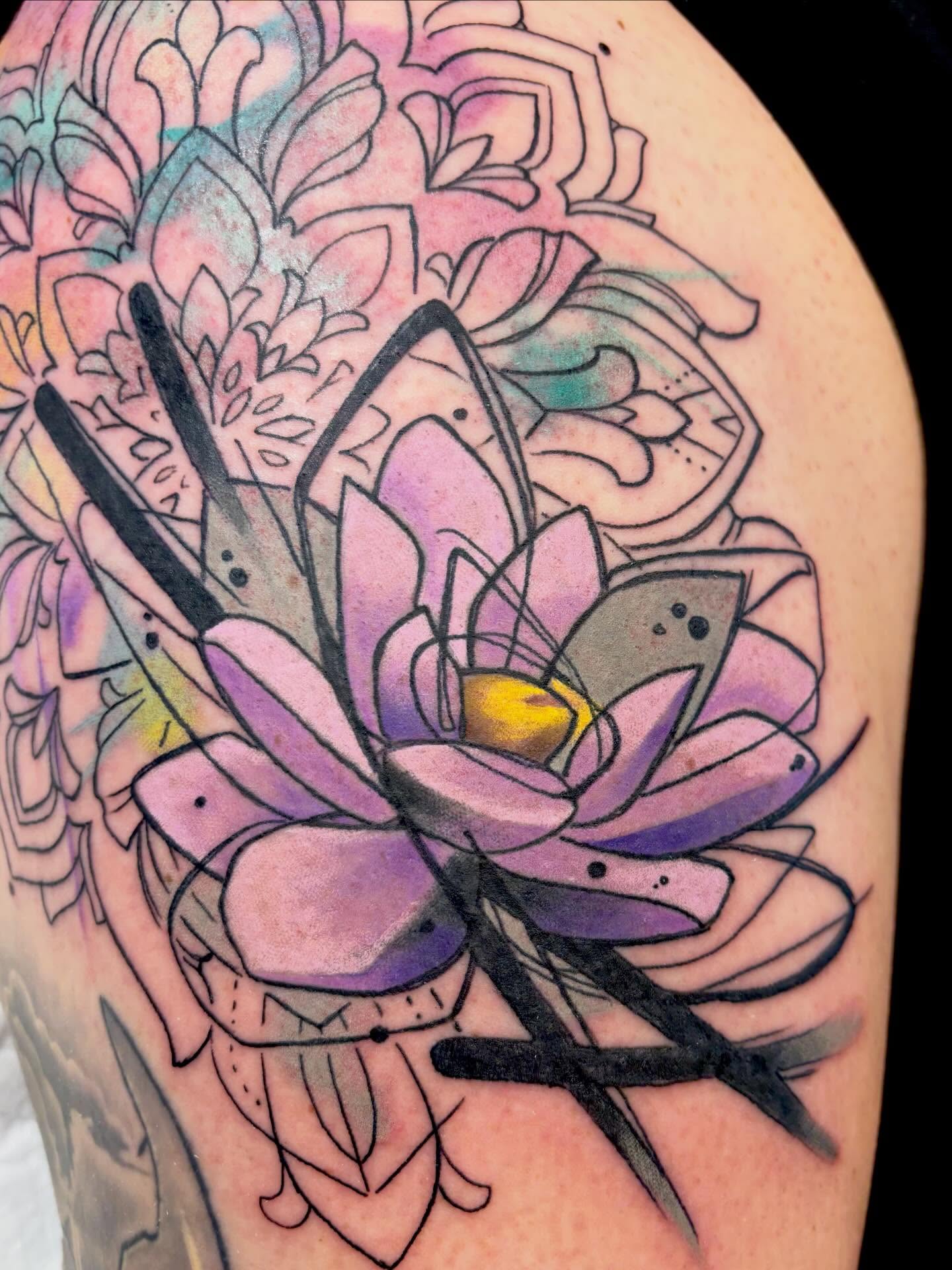 Tattoo by @cynicalprick — new_school, watercolor