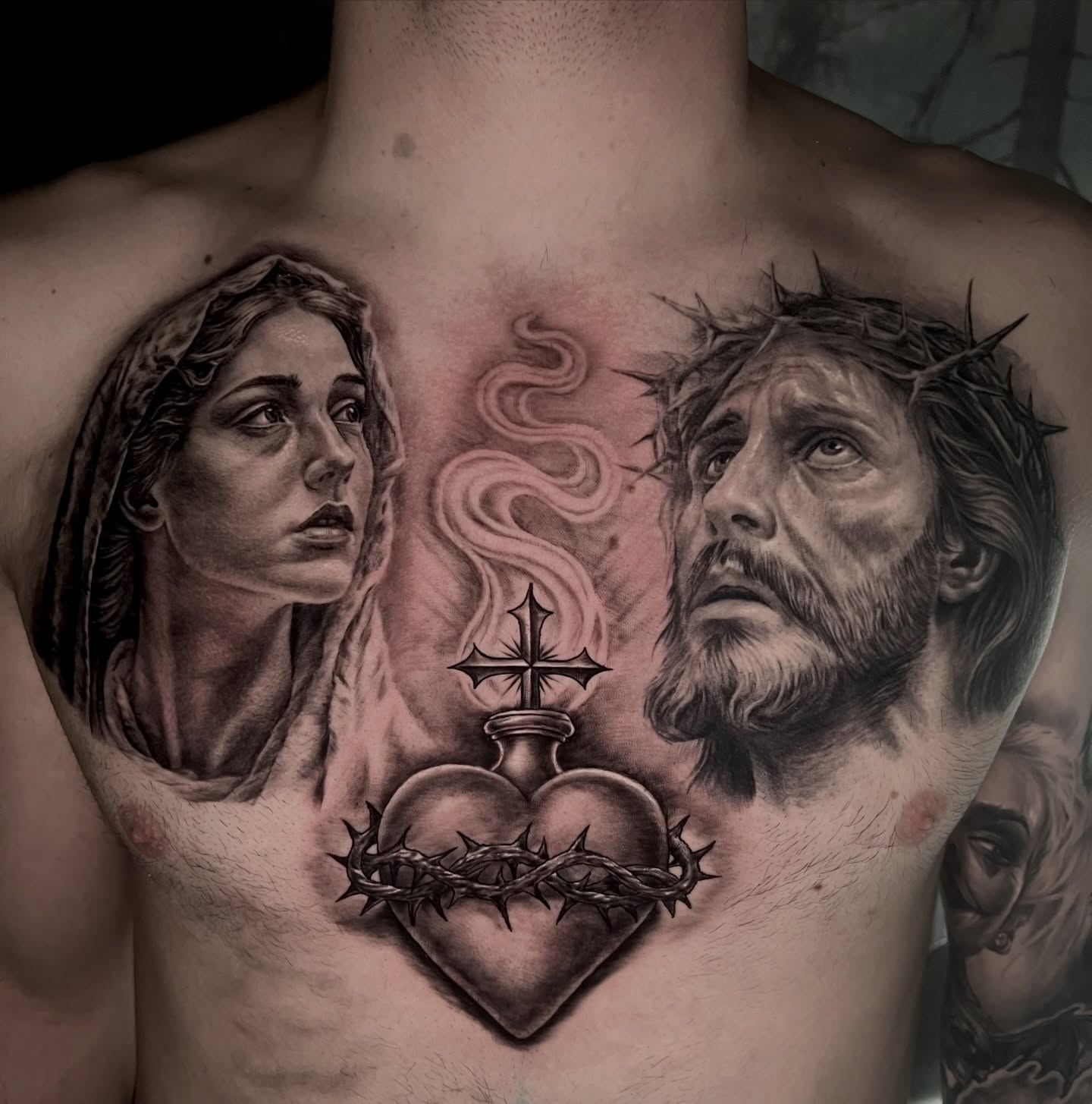 Tattoo by @aaronpackardta2 — realism, dark_realism