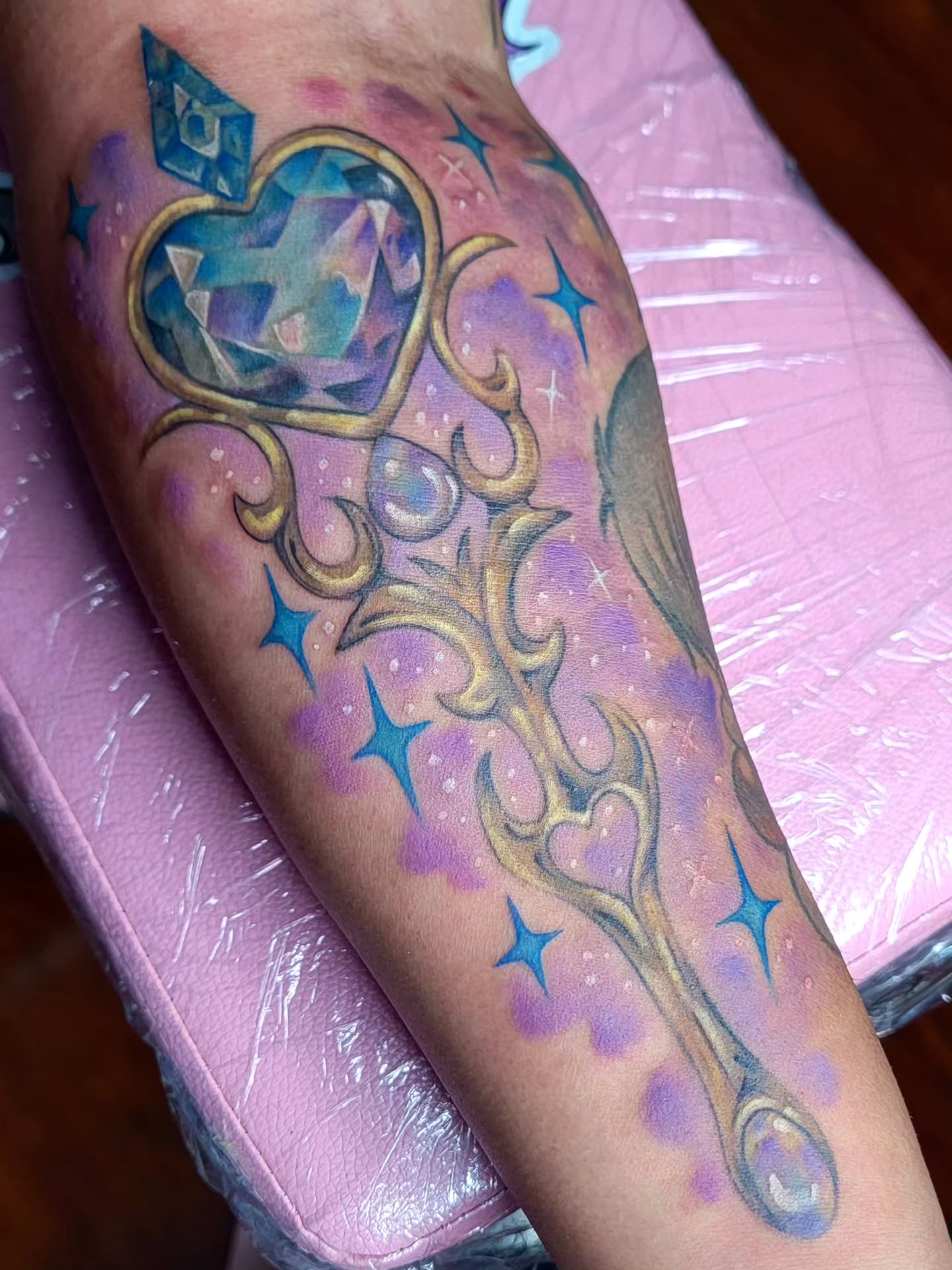 Tattoo by @kerryfairytattoos β new_school, watercolor