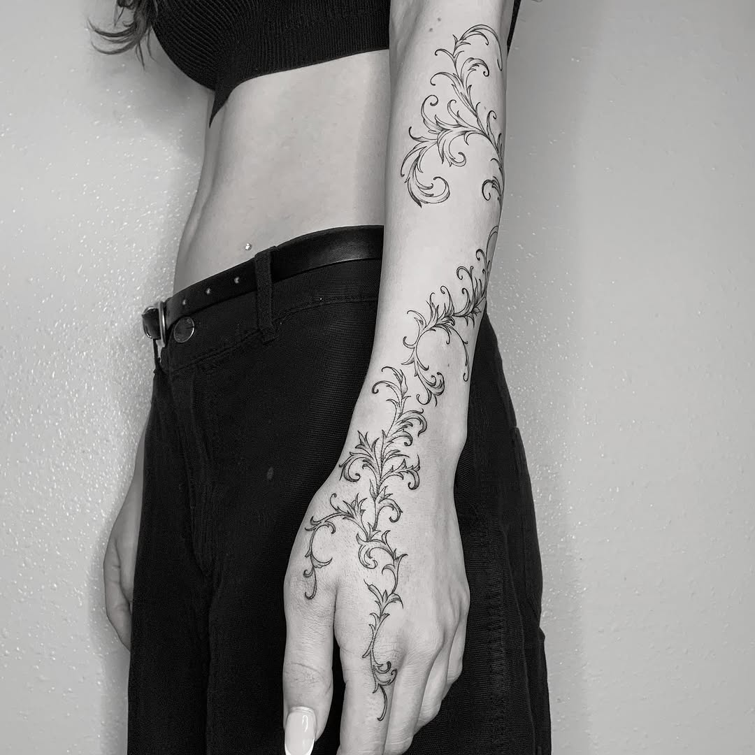Tattoo by @witchpuke — fine_line, ornamental