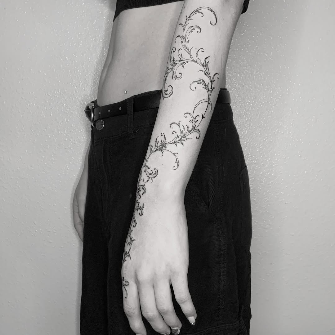 Tattoo by @witchpuke — fine_line, ornamental