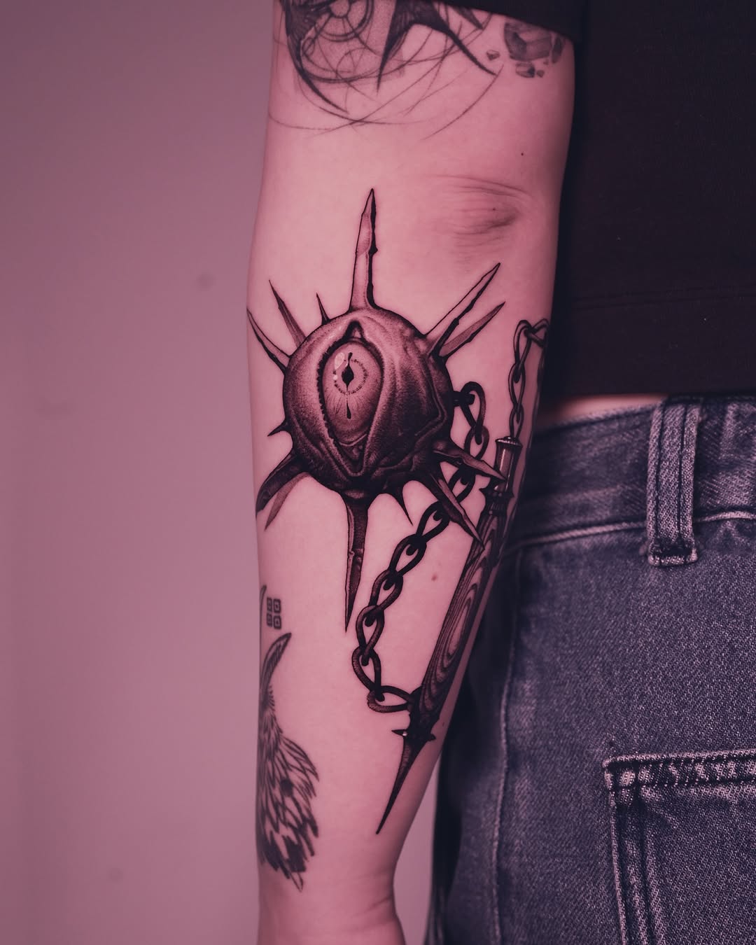 Tattoo by @9rukim — dark_realism, black_and_grey