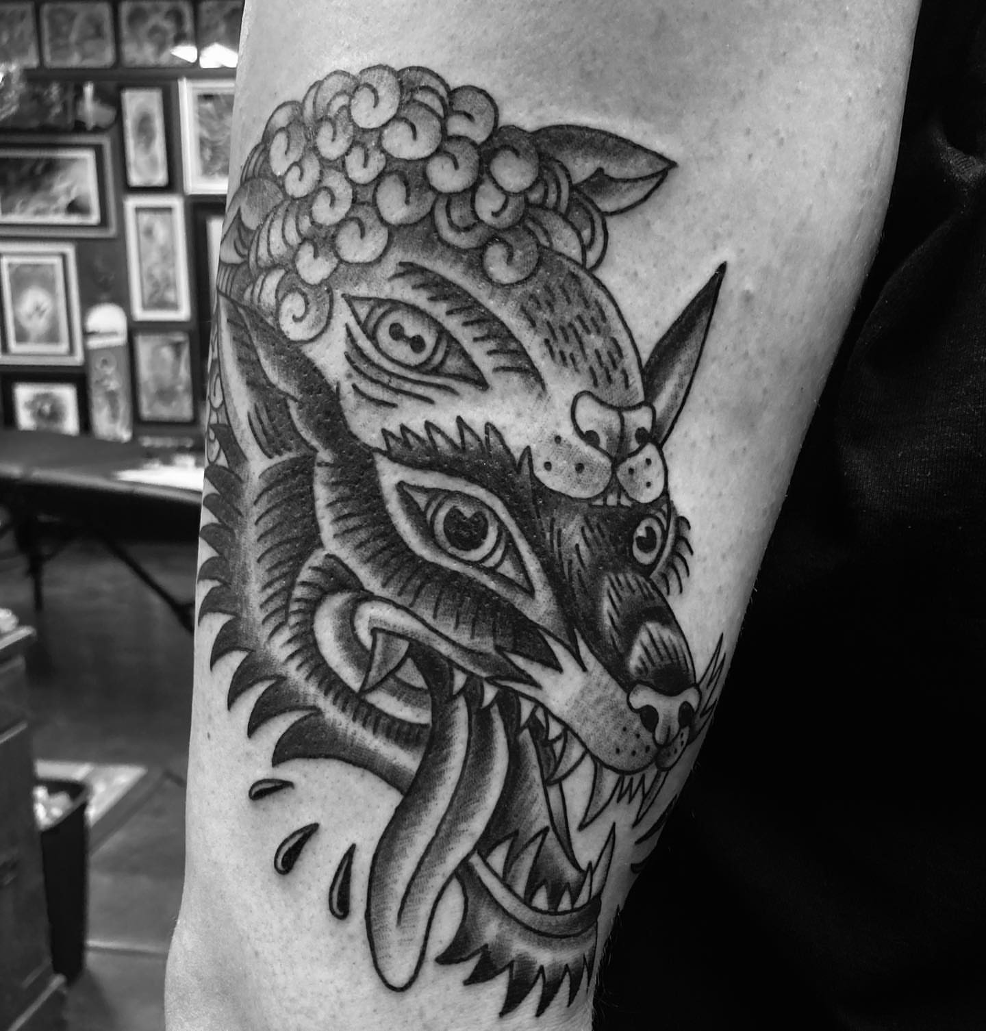 Tattoo by @jessewortheytattoo — american_traditional, black_and_grey