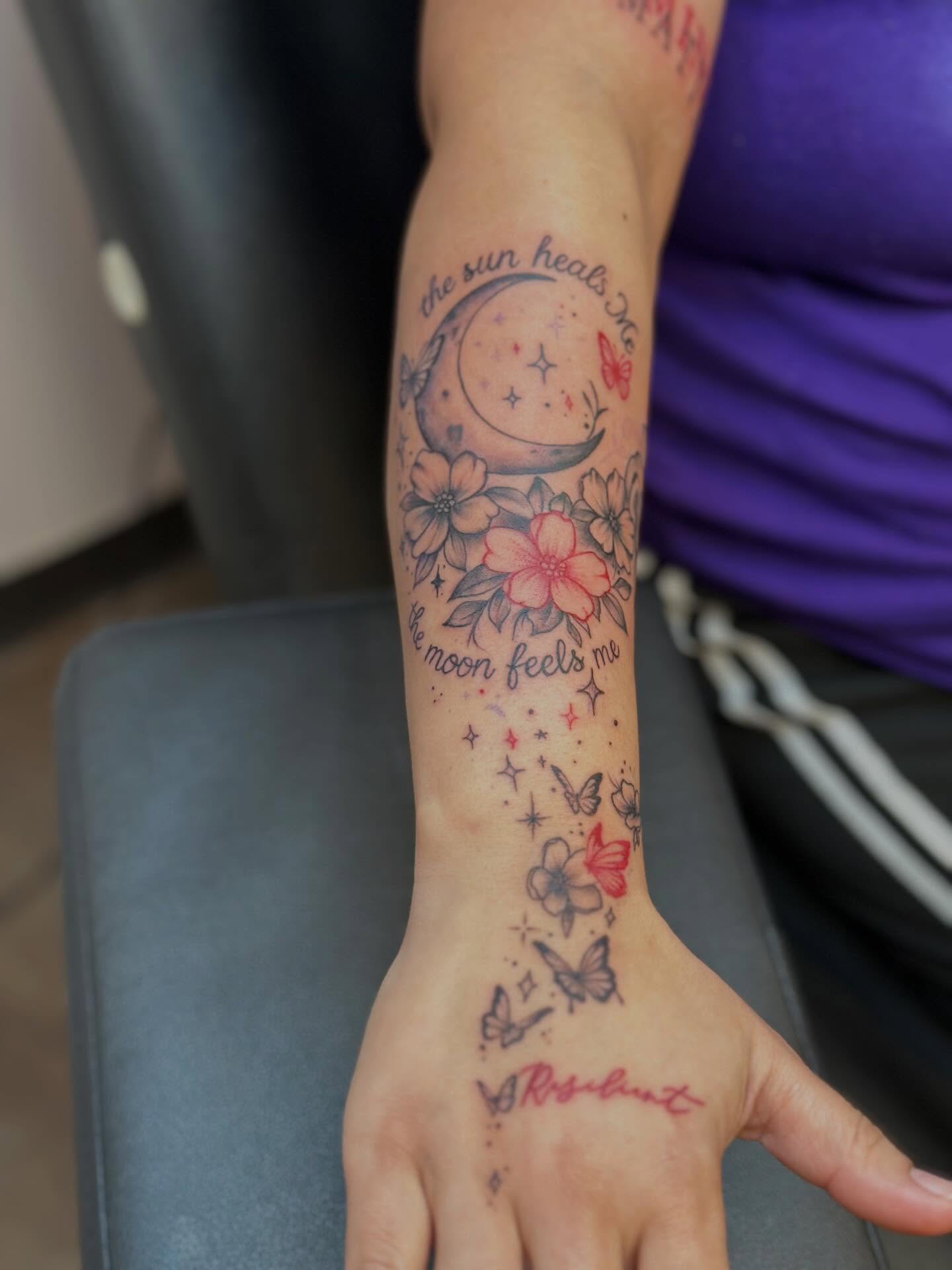 Tattoo by @florex._ink — dotwork, realism