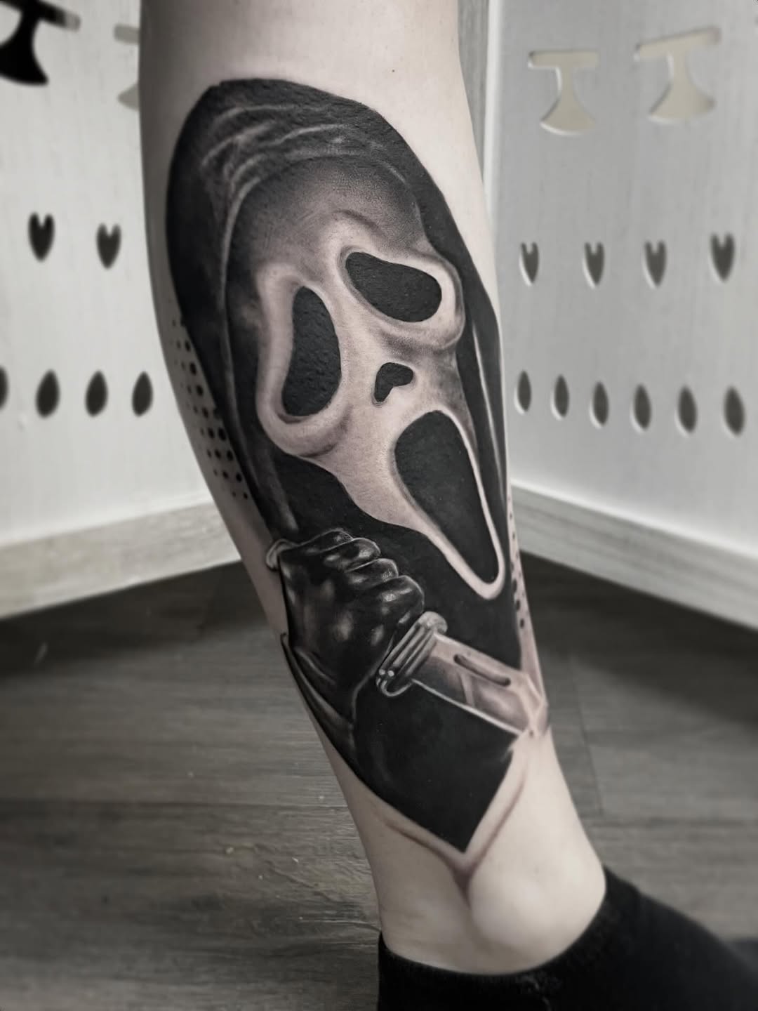 Tattoo by @hudslim — realism, black_and_grey
