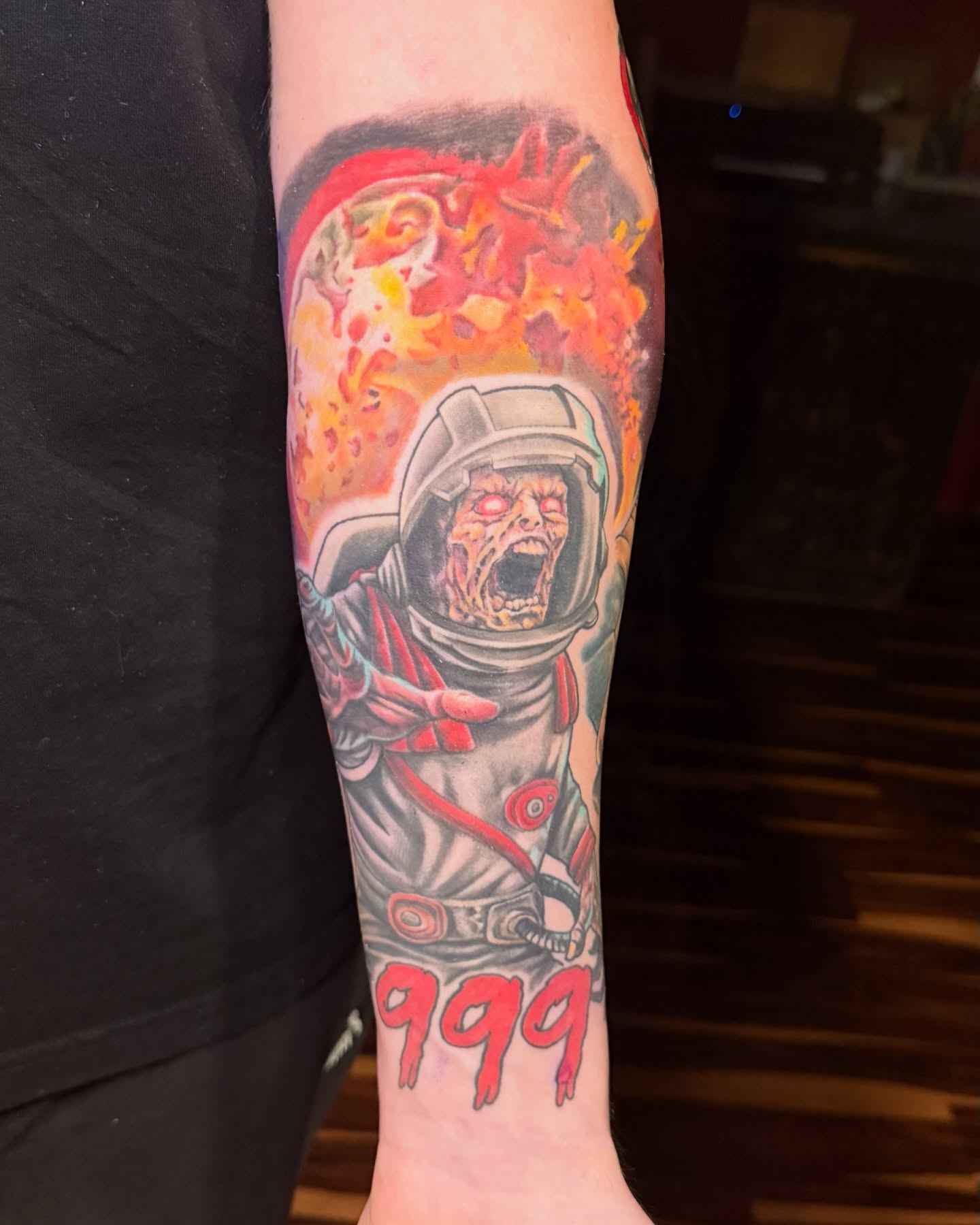 Tattoo by @hotrodink — realism, dark_realism