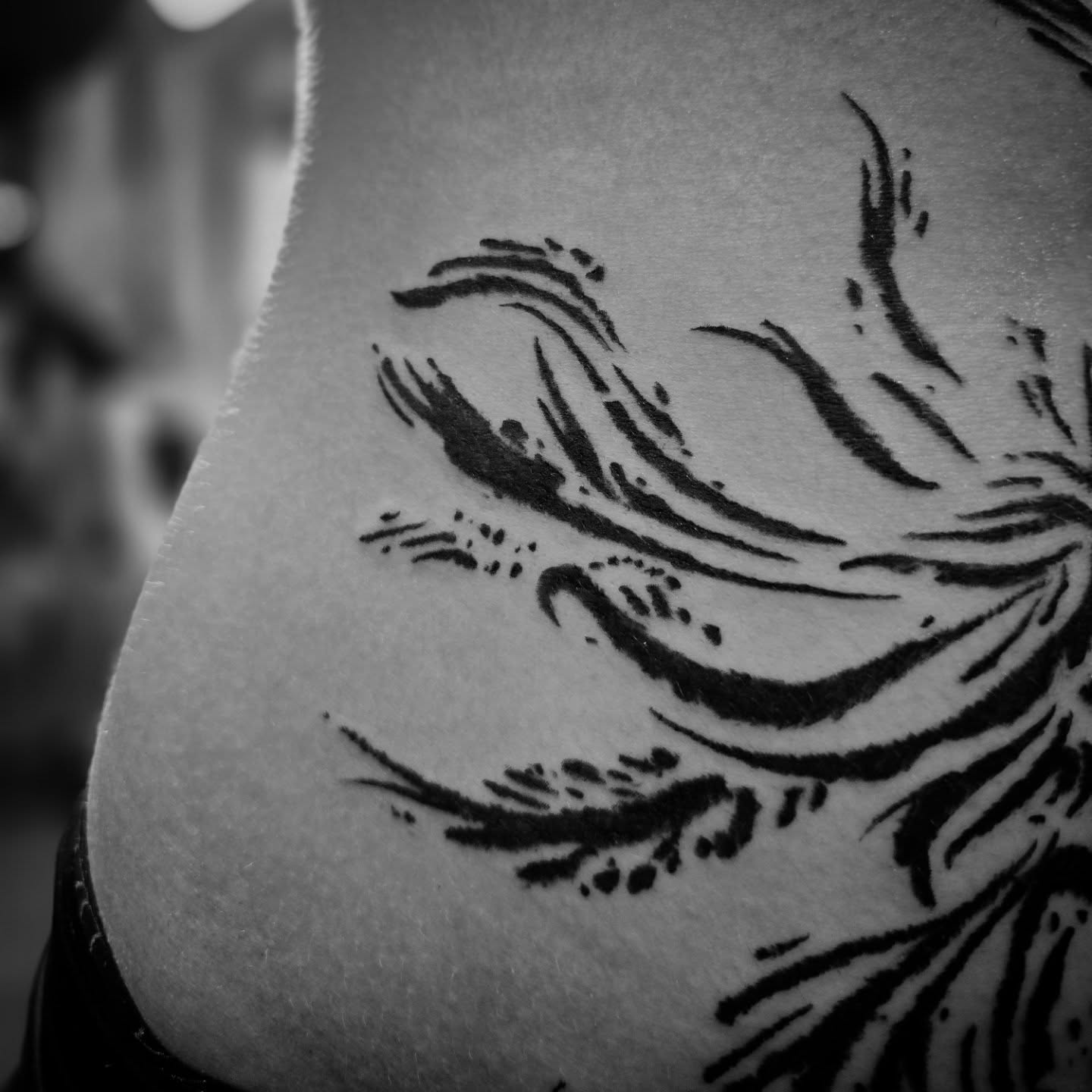 Tattoo by @aaronistattoo — black_and_grey