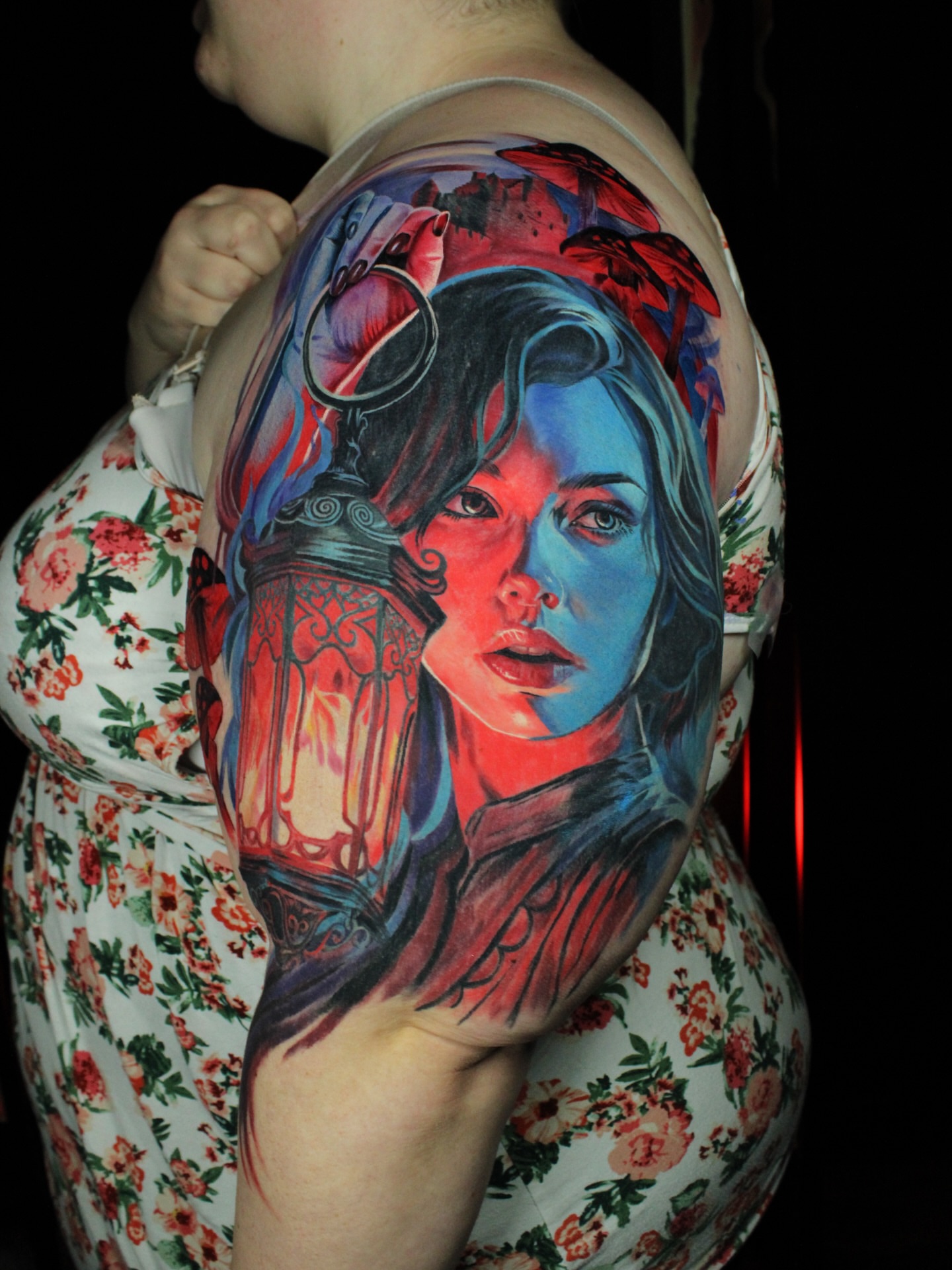 Tattoo by @mystic.markings — realism, anime