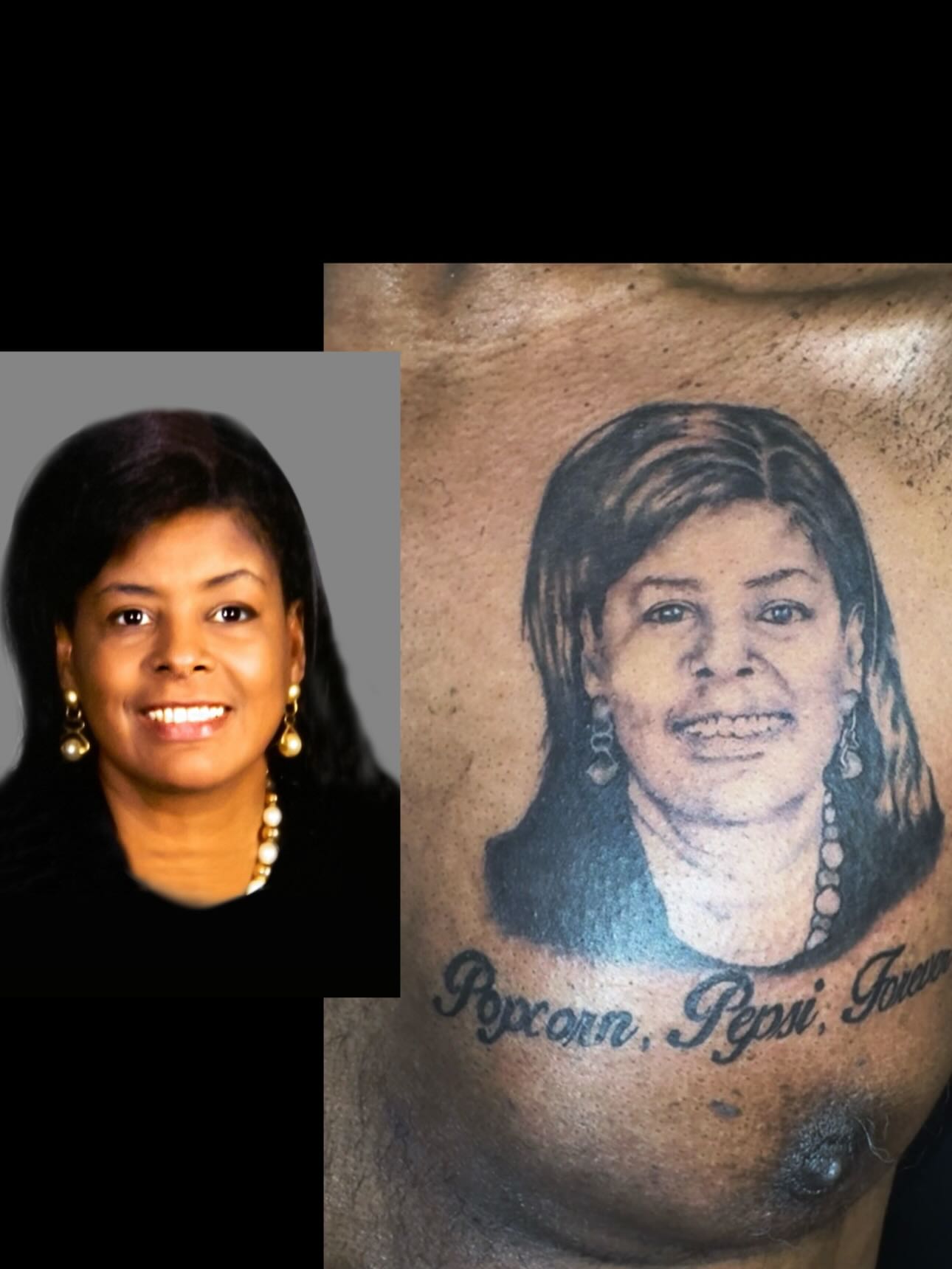 Portrait realism tattoo on the chest by Jihaad staley π¦, Charlotte, North Carolina