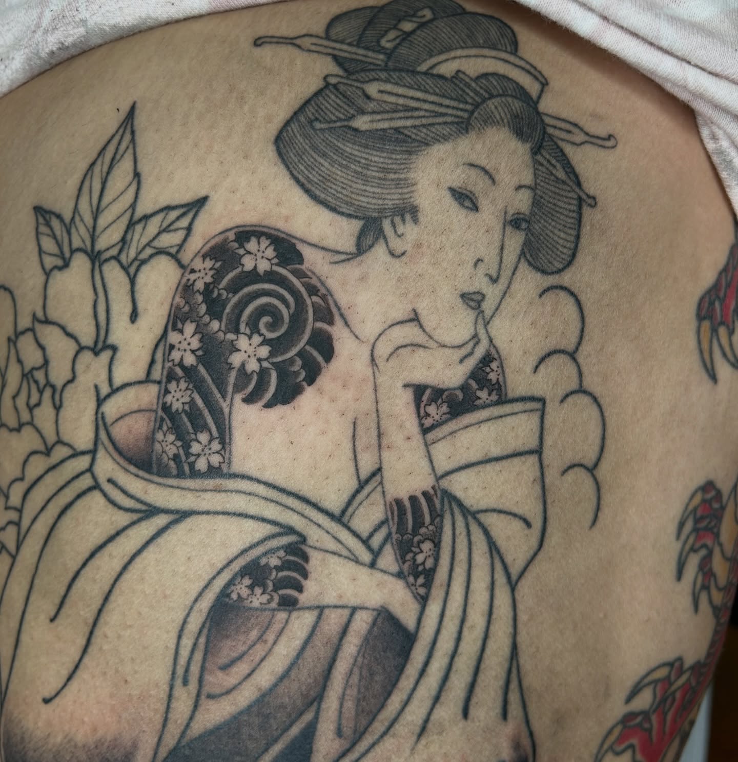 Tattoo by @alex_byrne_tattoos — japanese_irezumi, black_and_grey