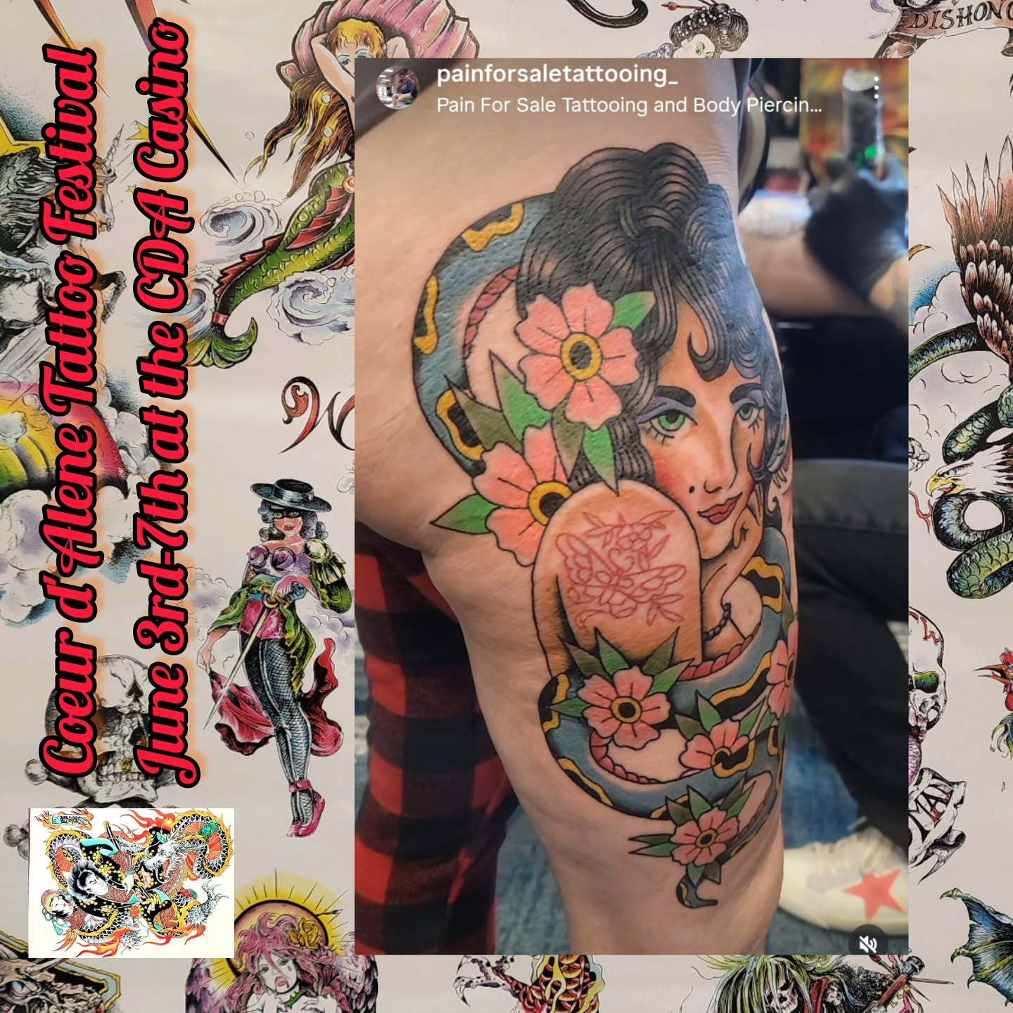 Tattoo by @painforsaletattooing_ — american_traditional