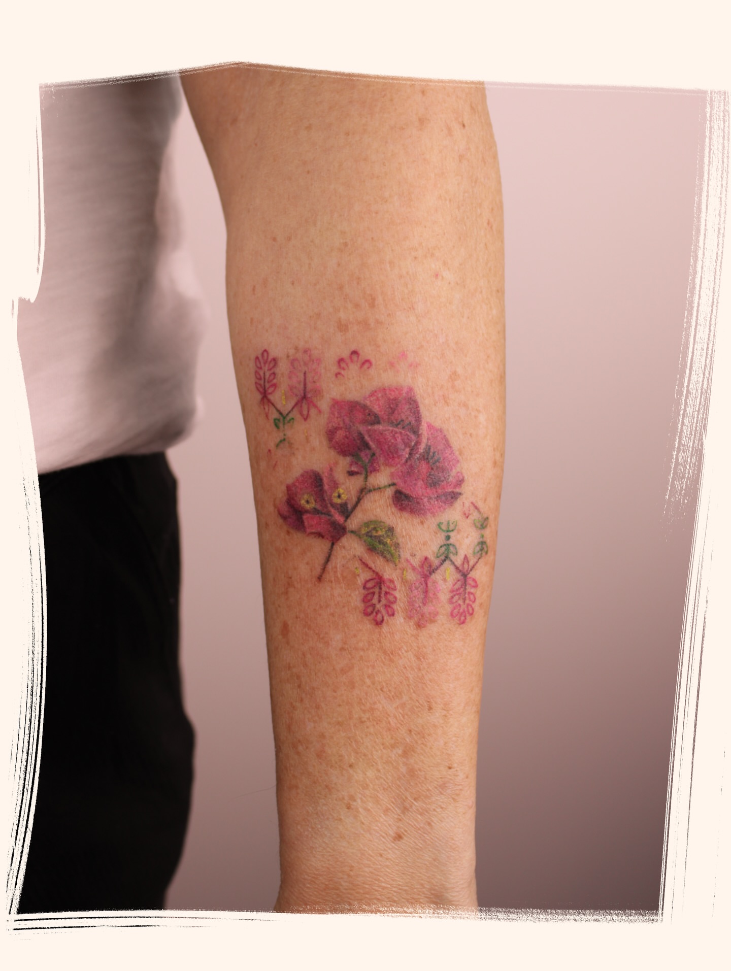 Tattoo by @miikasche — watercolor