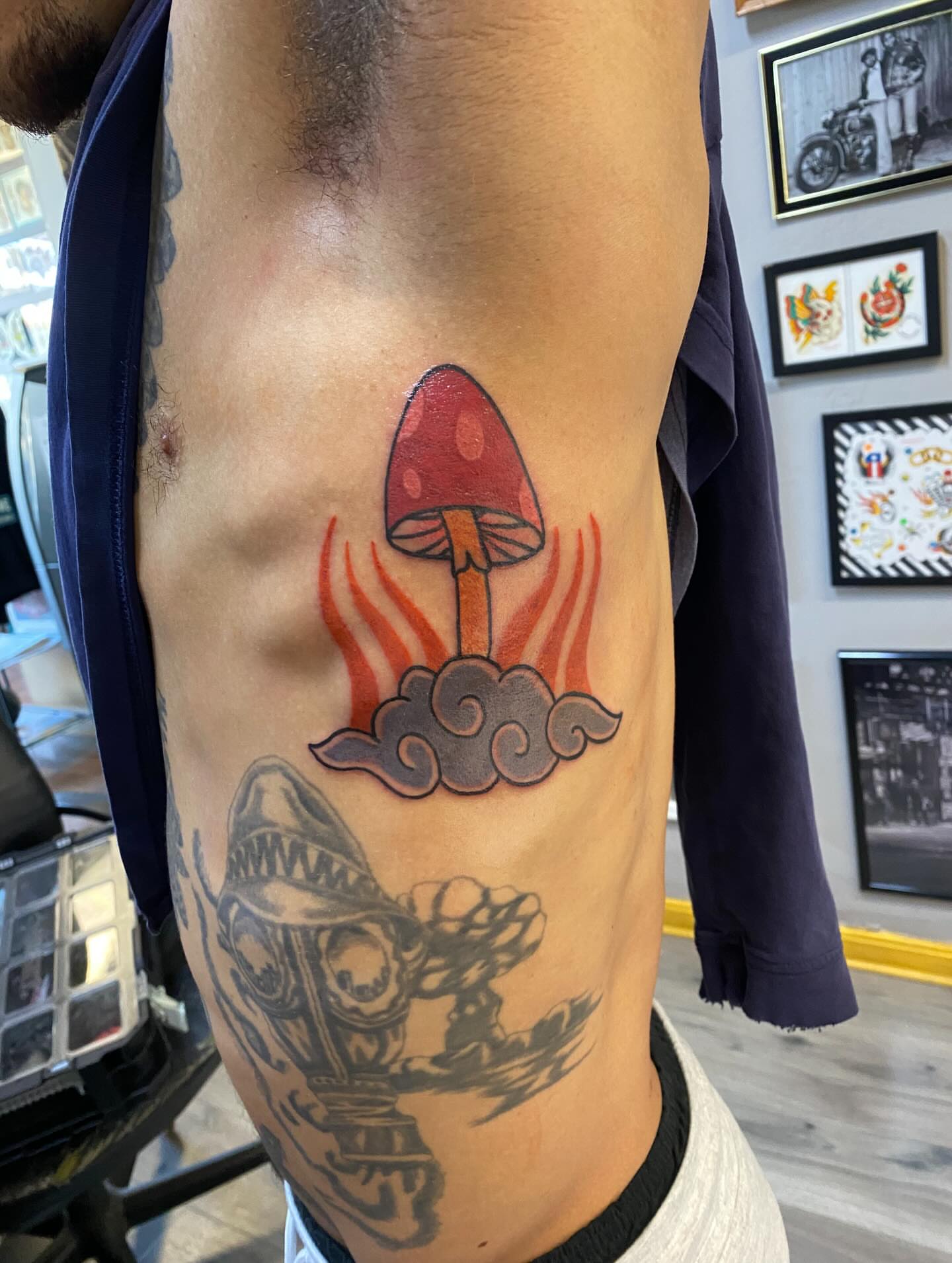 Tattoo by @gunnar_tatts — dotwork