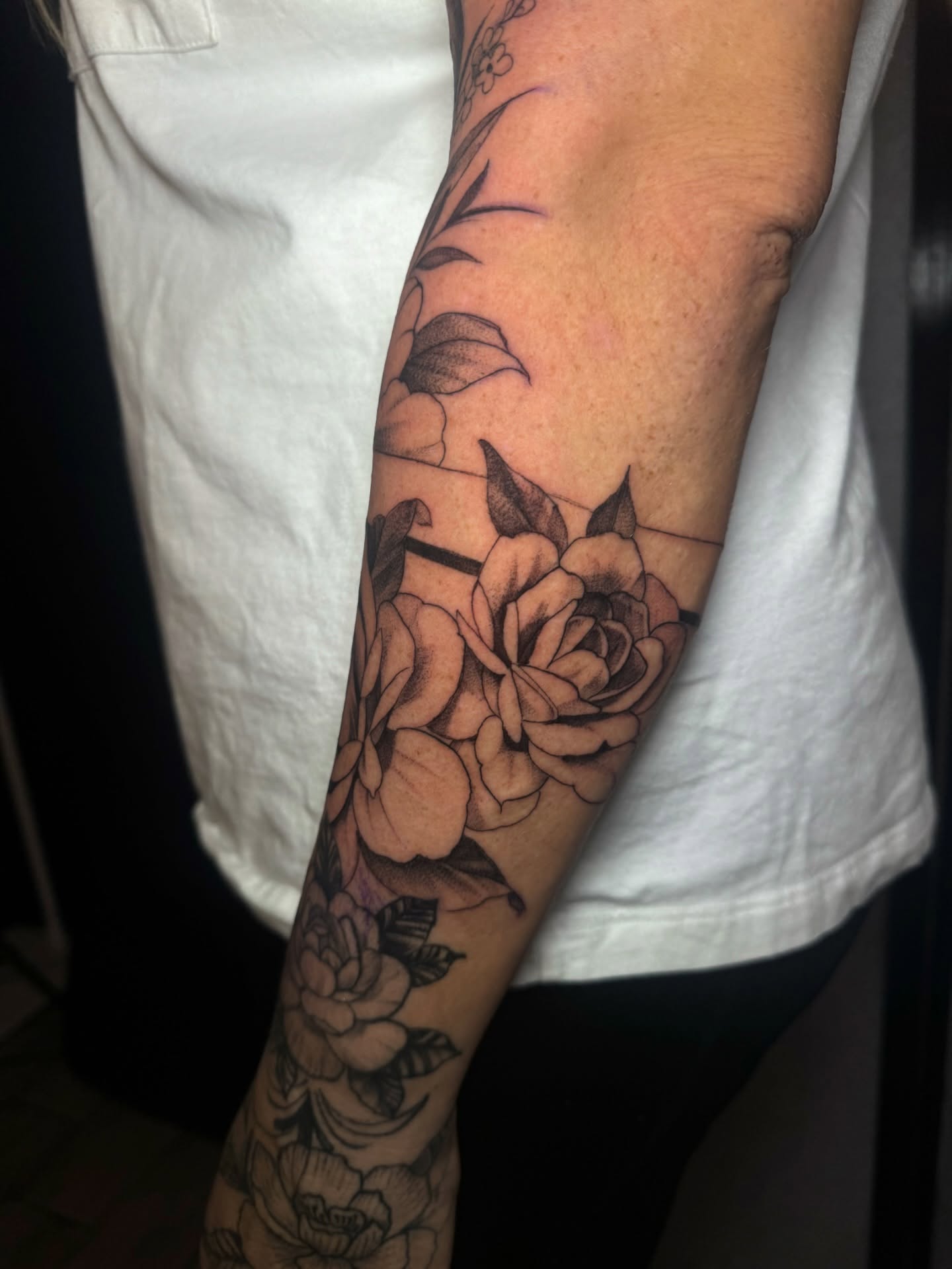 Tattoo by @dannysan14 — black_and_grey