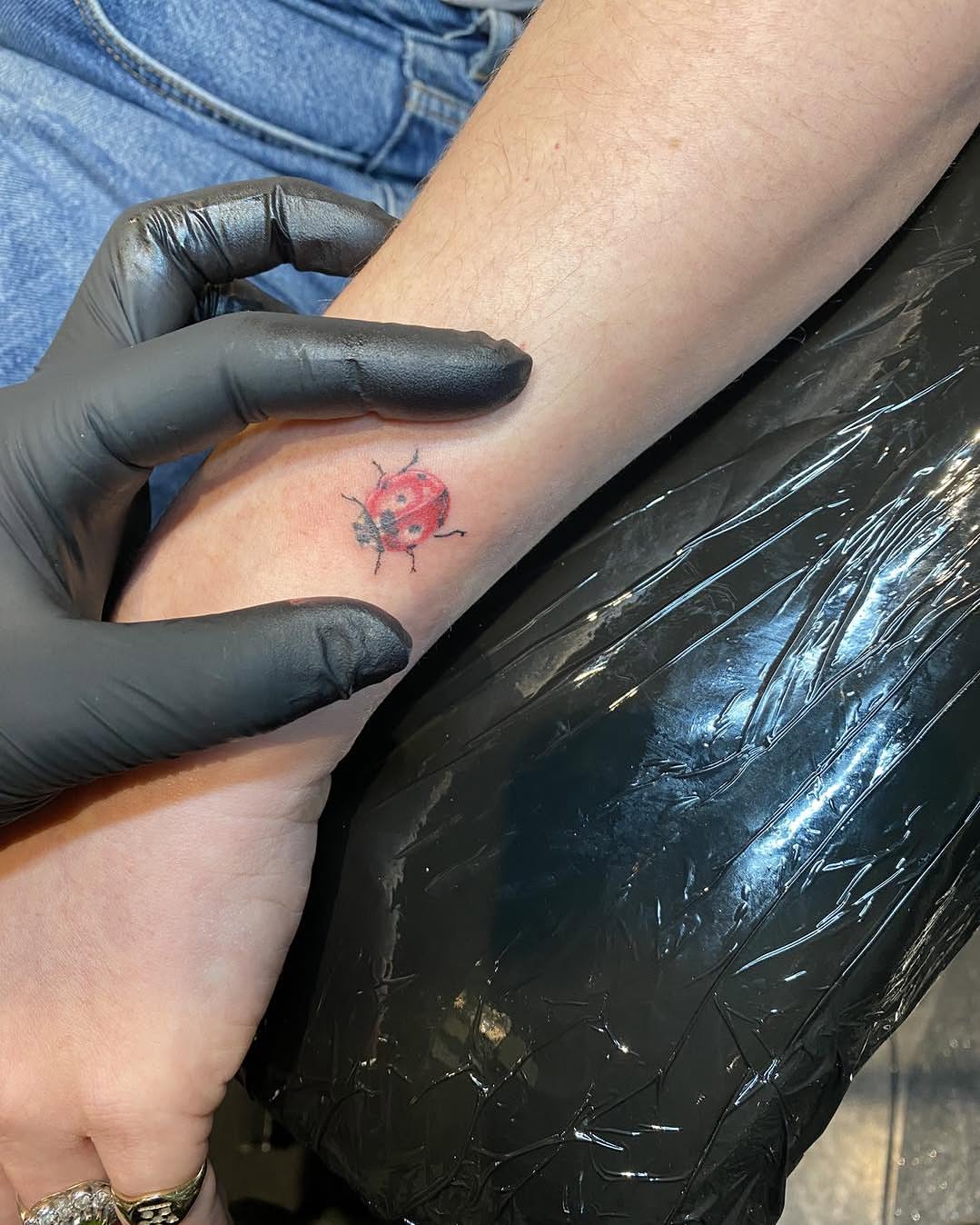 Tattoo by @carafrankenstein — dotwork