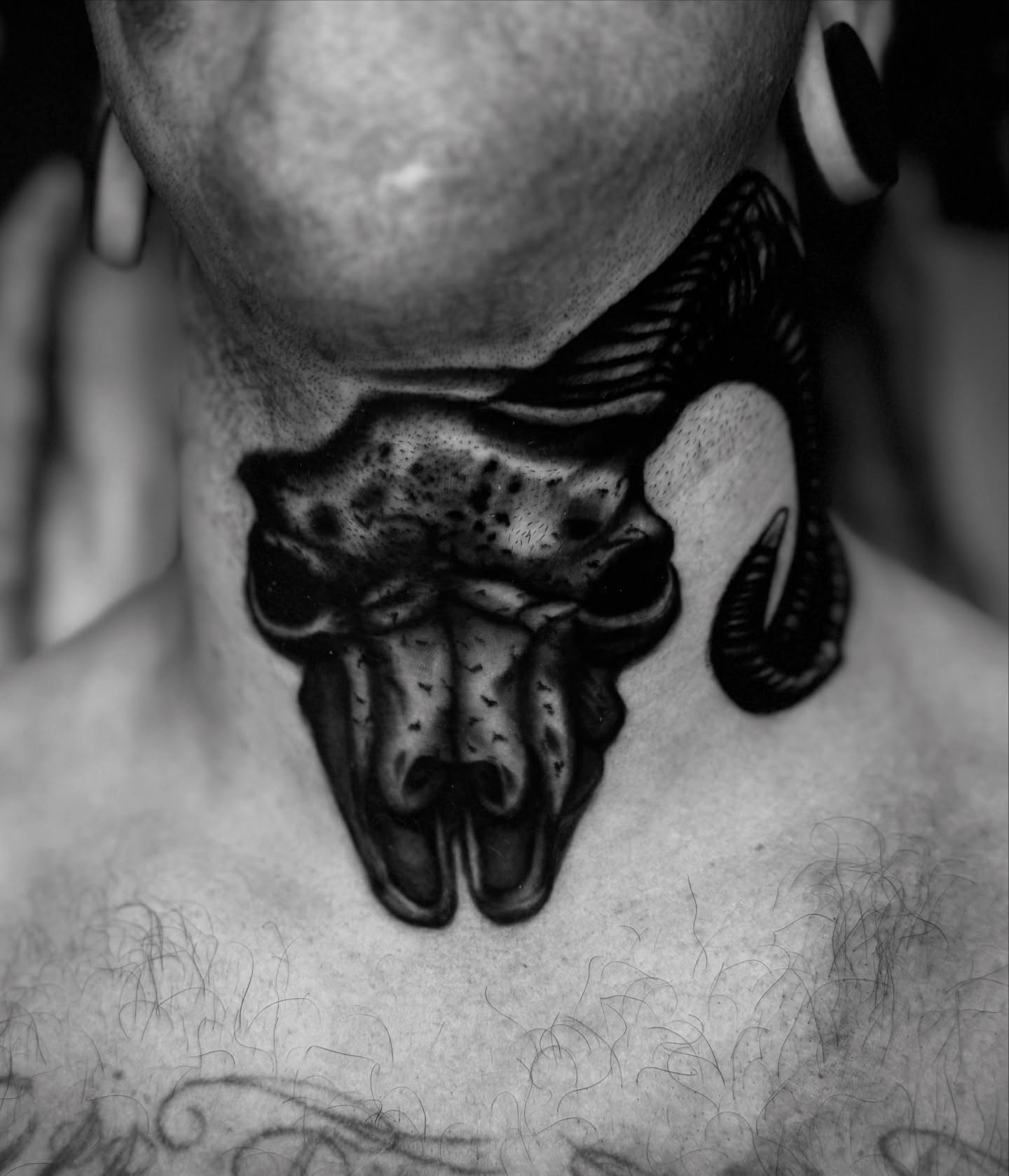 Tattoo by @blakeferonetattoo β black_and_grey, dark_realism