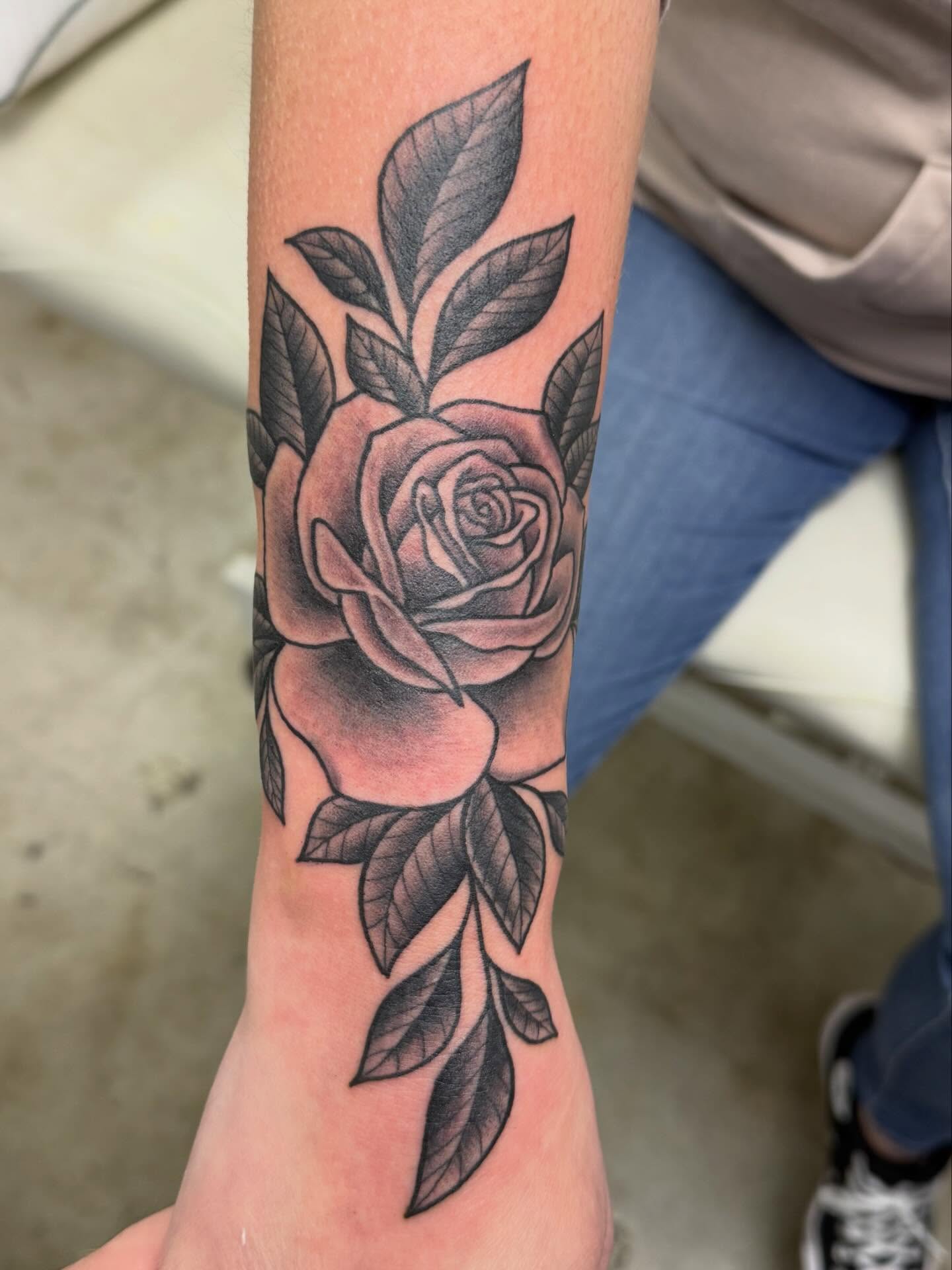Tattoo by @terrymorgantattoos — black_and_grey