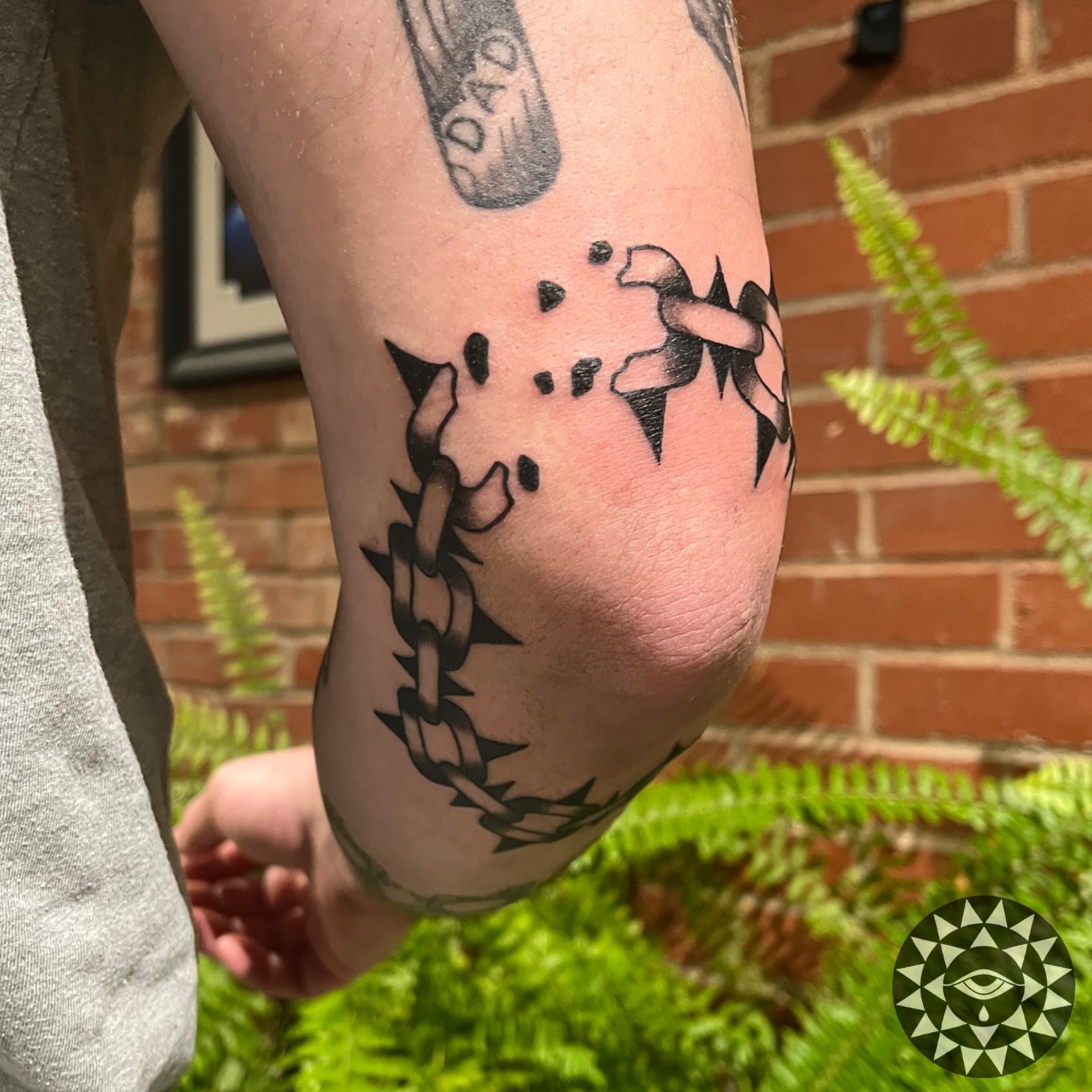 Tattoo by @chelsartistry — black_and_grey