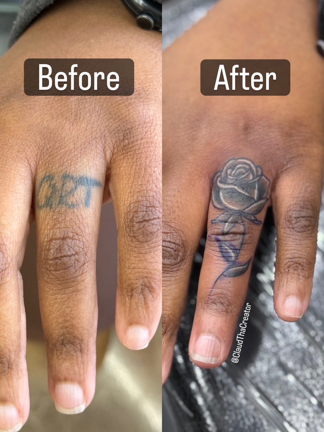 Tattoo by @claudthacreator — black_and_grey