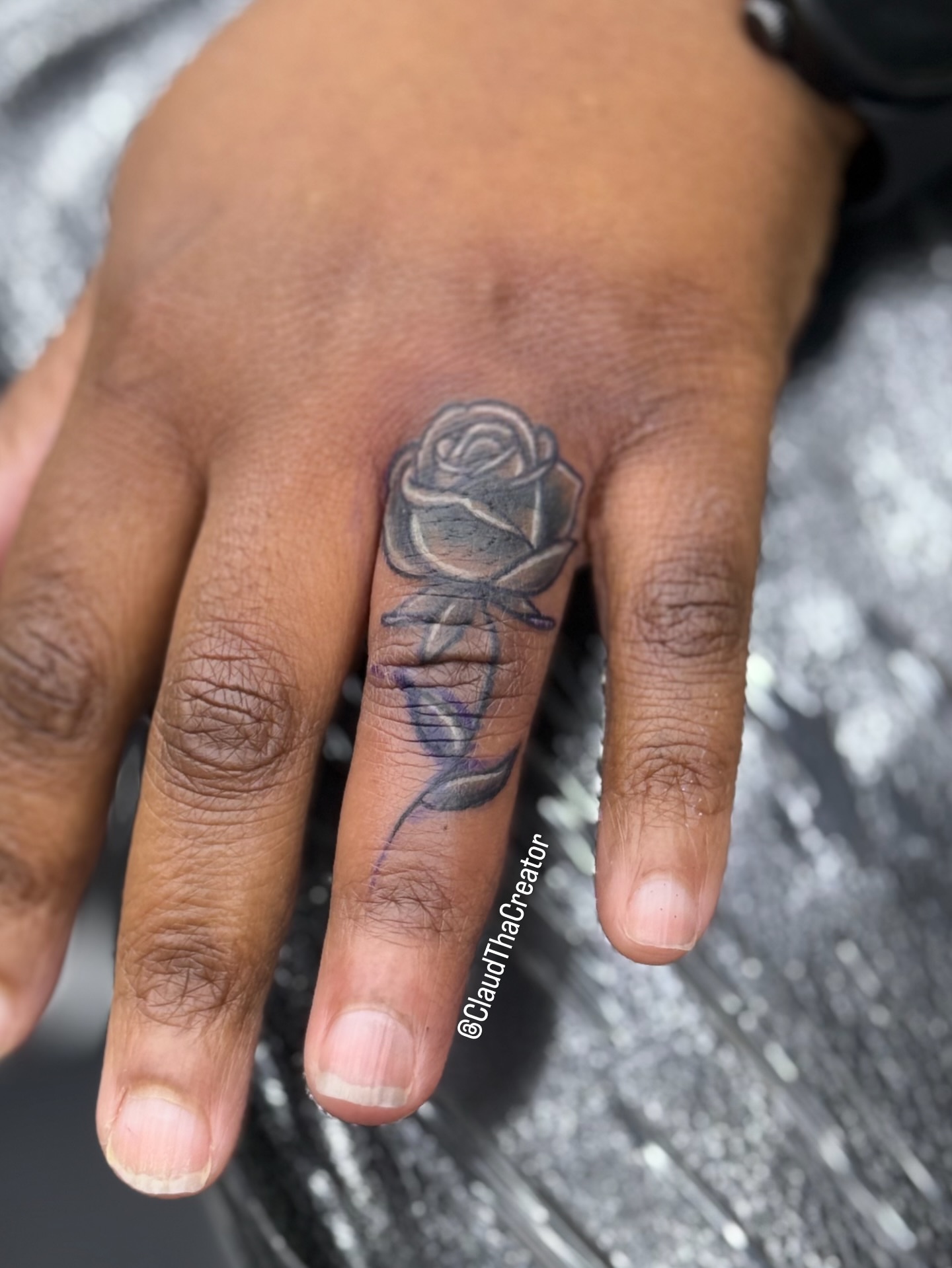 Tattoo by @claudthacreator — black_and_grey