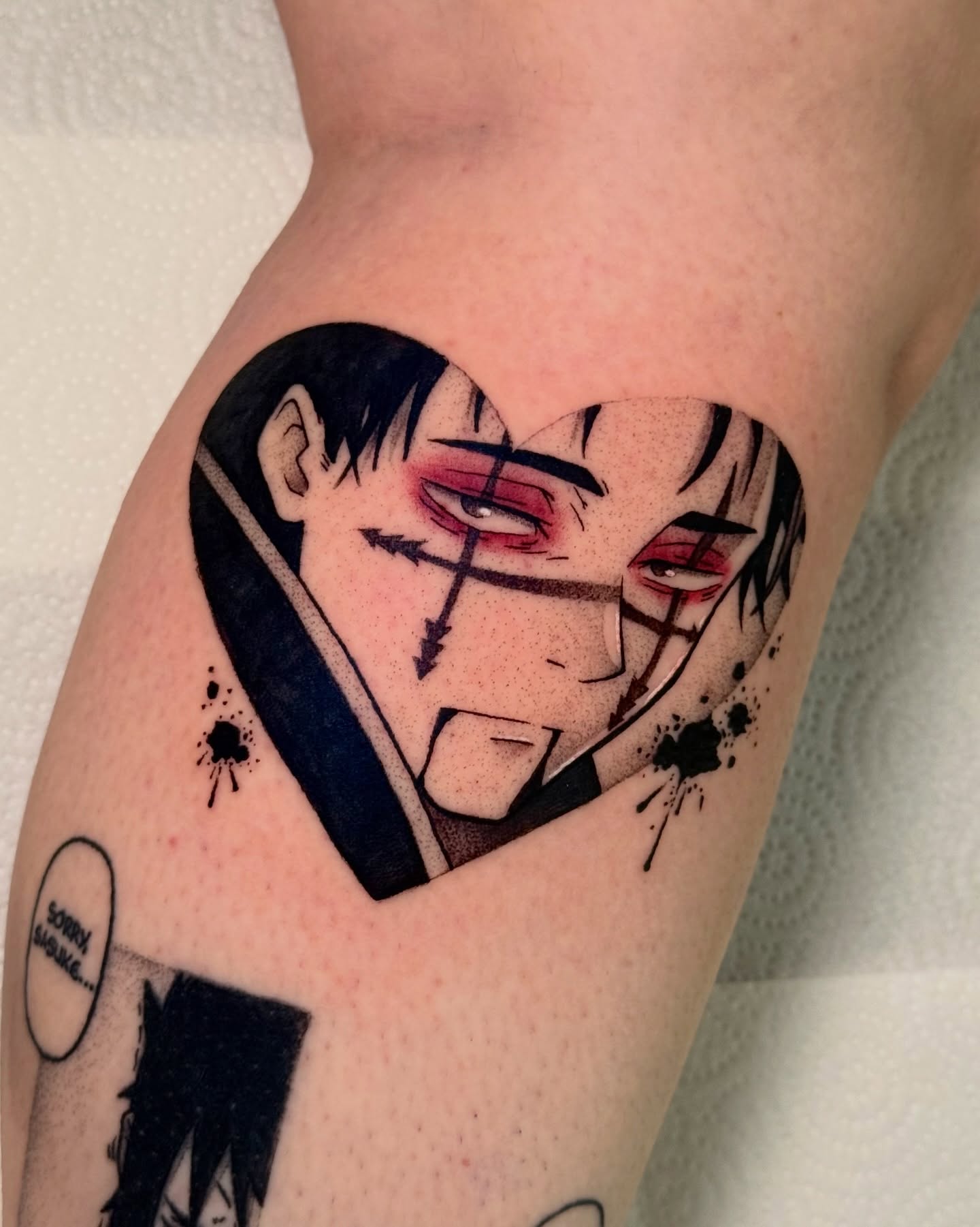 Tattoo by @create.inks — anime