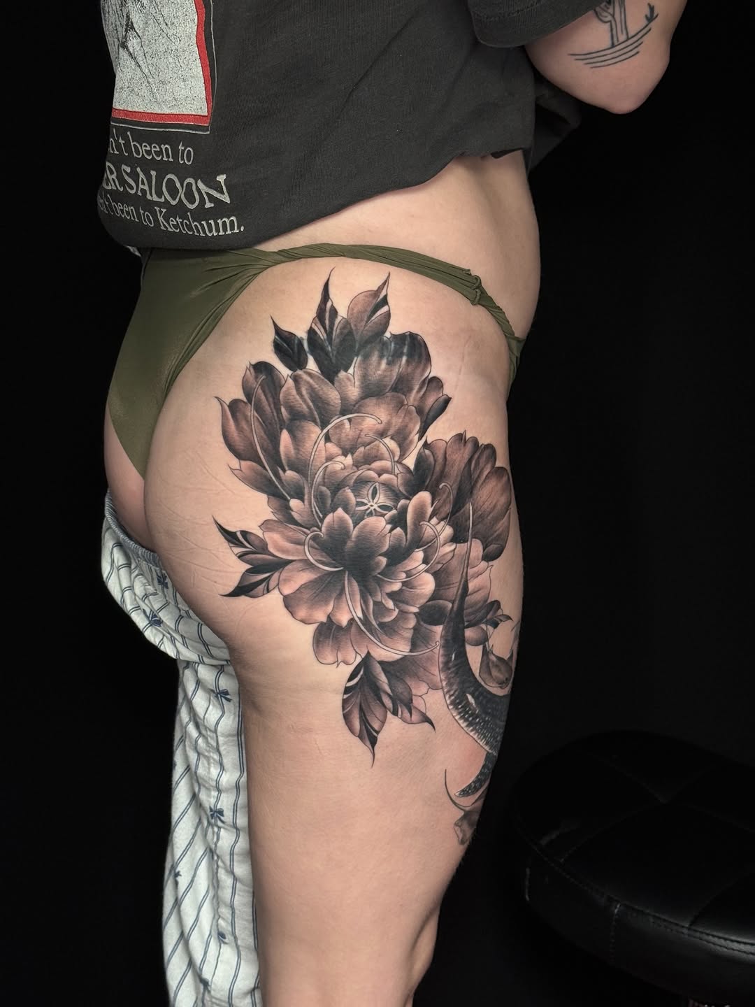 Tattoo by @tattootre — black_and_grey, realism