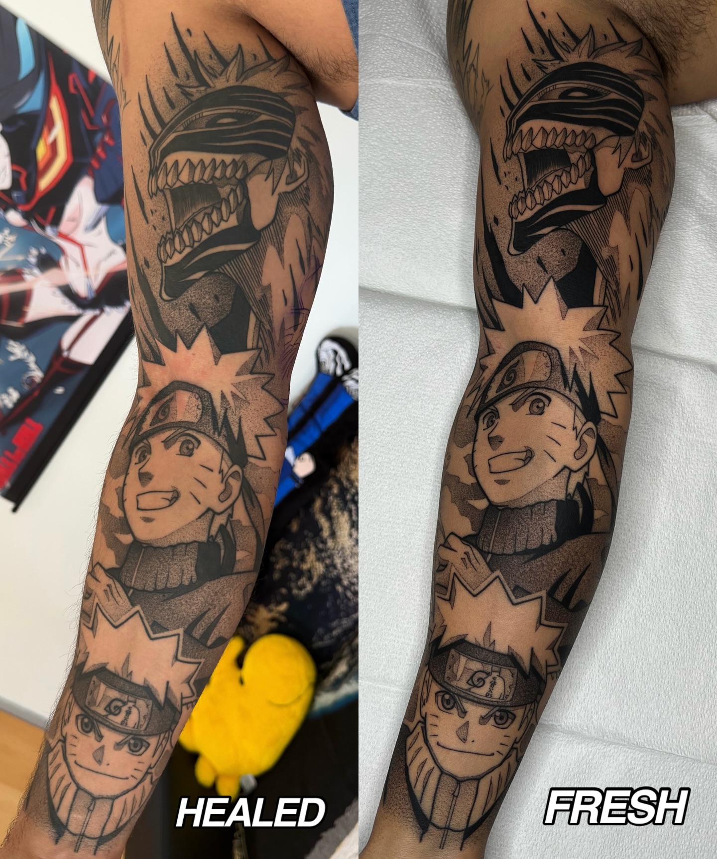 Tattoo by @z__tattoos — anime