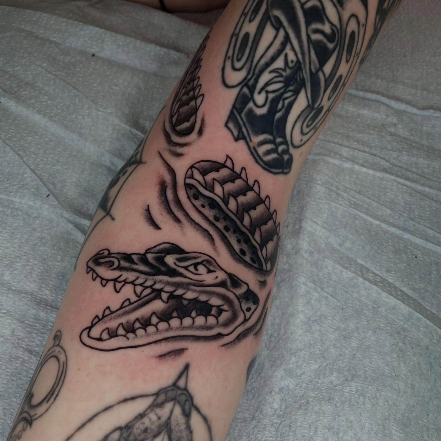 Tattoo by @joe_robertson_tattoo — black_and_grey, realism