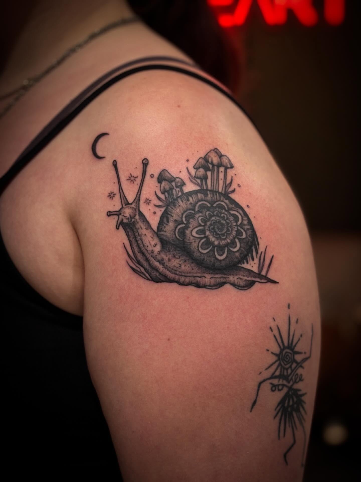 Tattoo by @chrisdafacetattoo — black_and_grey, realism