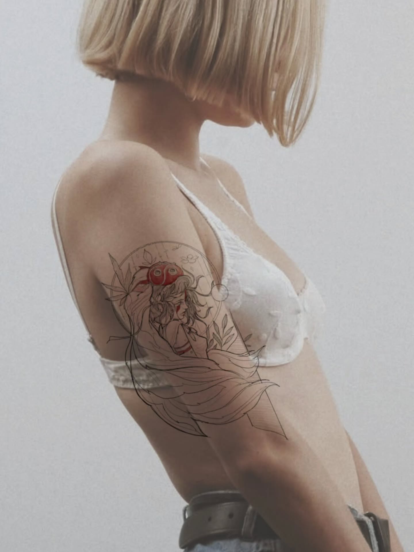 Tattoo by @hinstzart — illustrative, anime