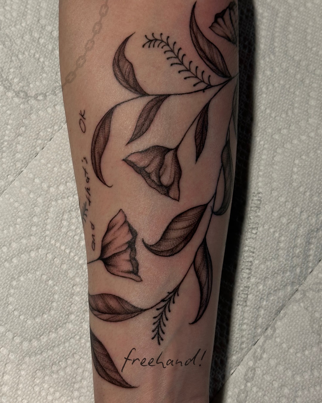Tattoo by @dogtoothtattoos — black_and_grey