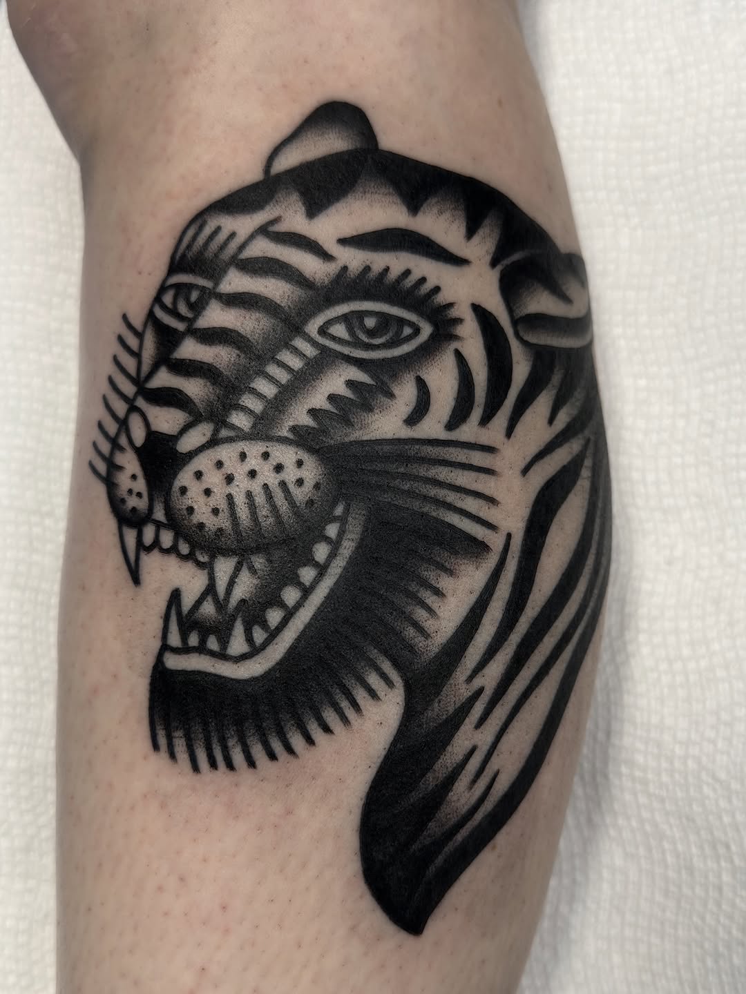 Tattoo by @reid.tattoos — american_traditional, black_and_grey
