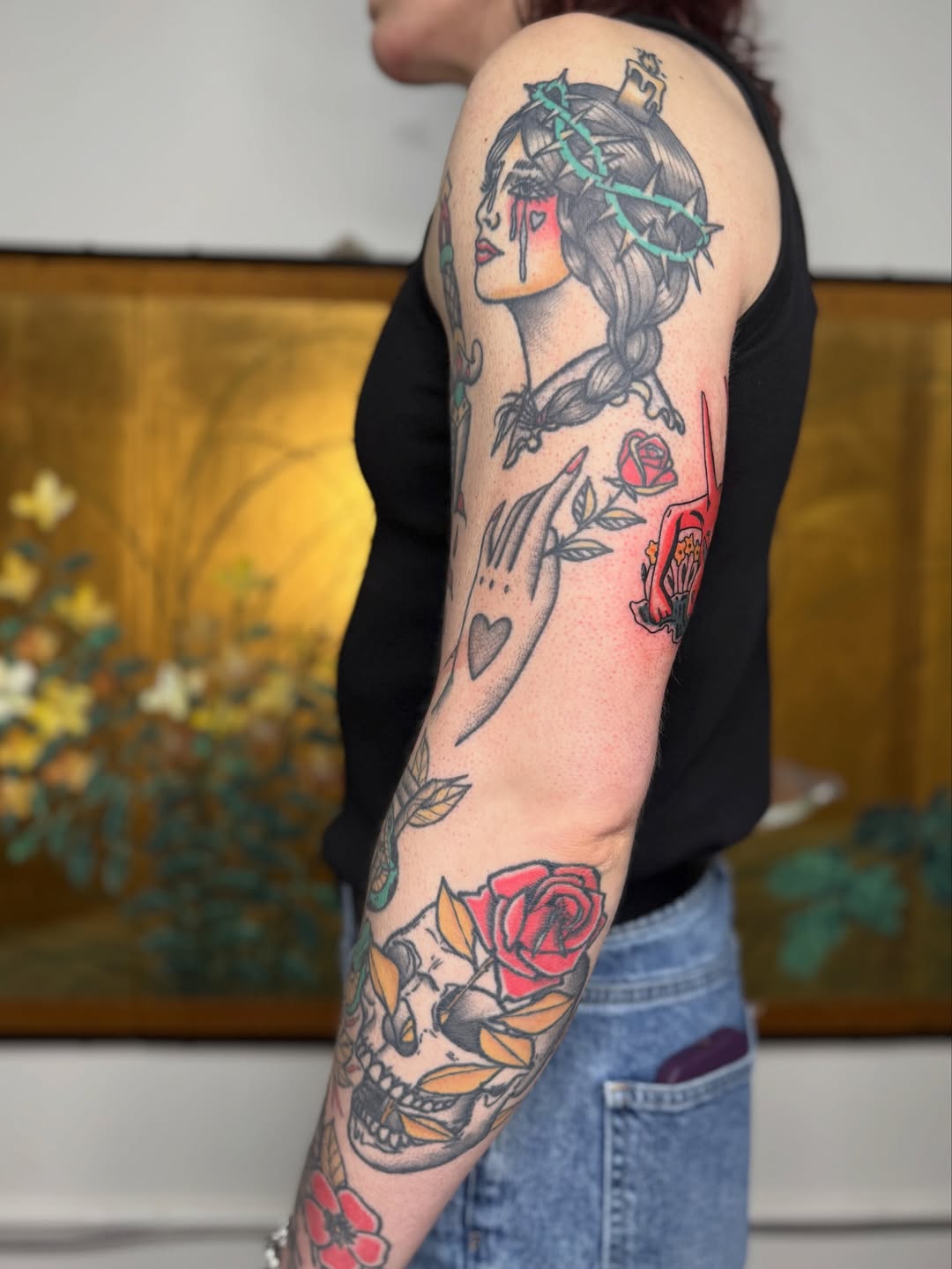 Tattoo by @lilmazetattoos — american_traditional, neo_traditional