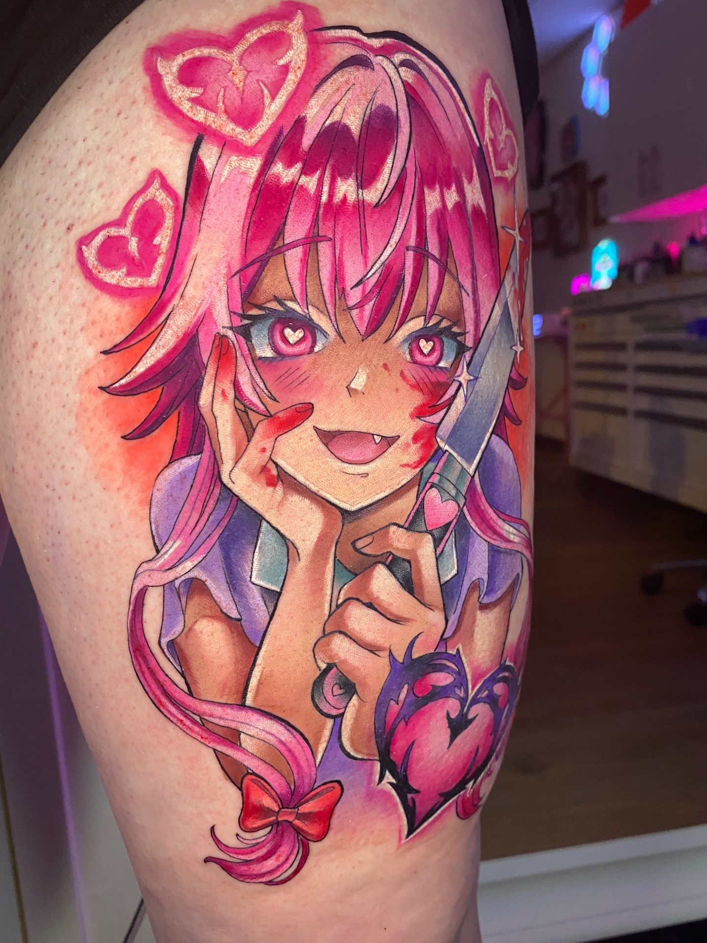 Tattoo by @amyporterart — anime