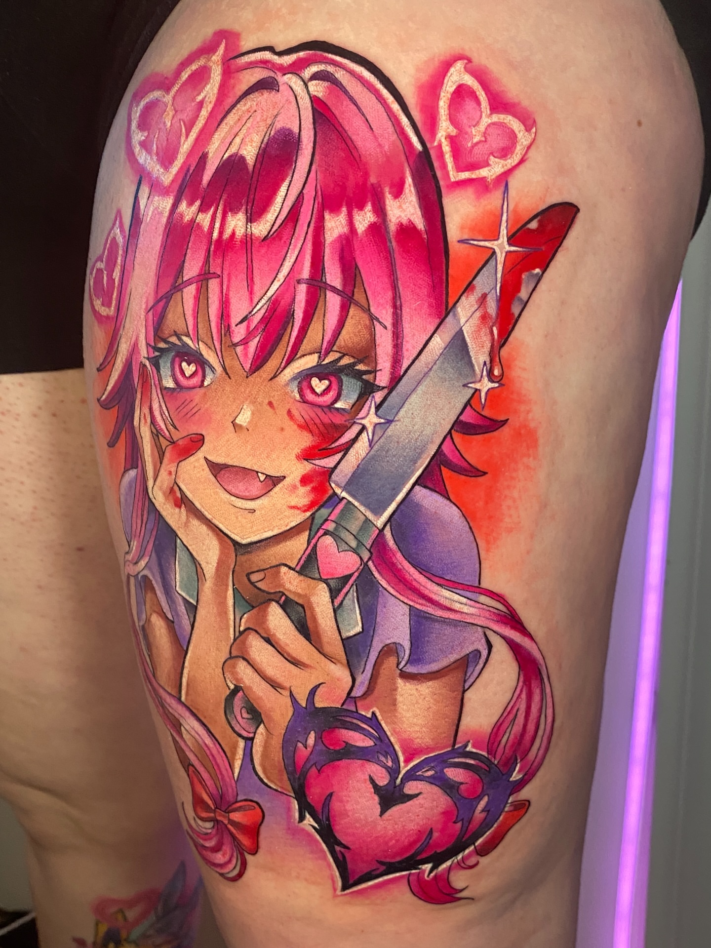 Tattoo by @amyporterart — anime, illustrative
