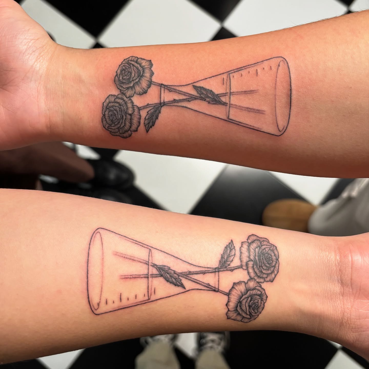 Tattoo by @daynatattoos — black_and_grey