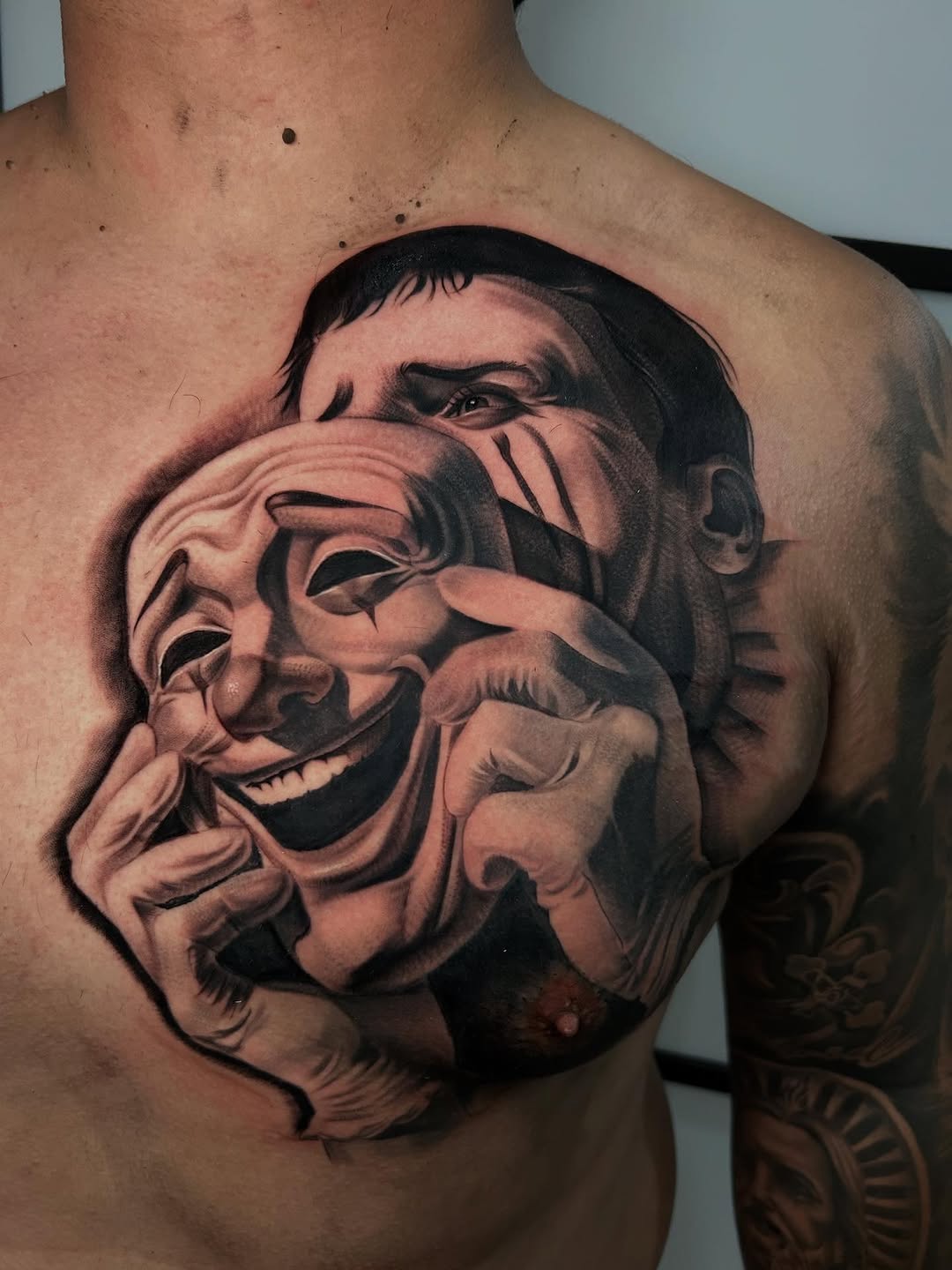 Tattoo by @tattoo_isaac562 — realism, black_and_grey