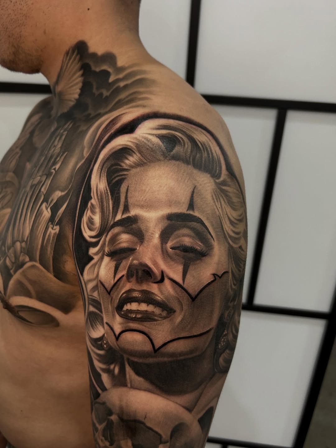 Tattoo by @tattoo_isaac562 — black_and_grey, realism