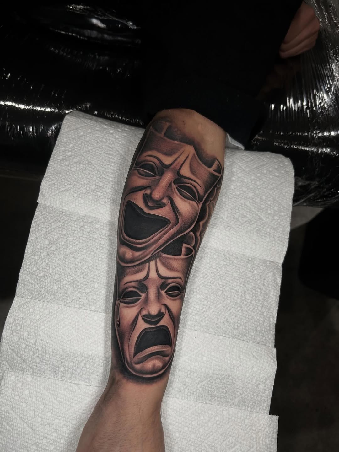 Tattoo by @tattoo_isaac562 — black_and_grey, realism