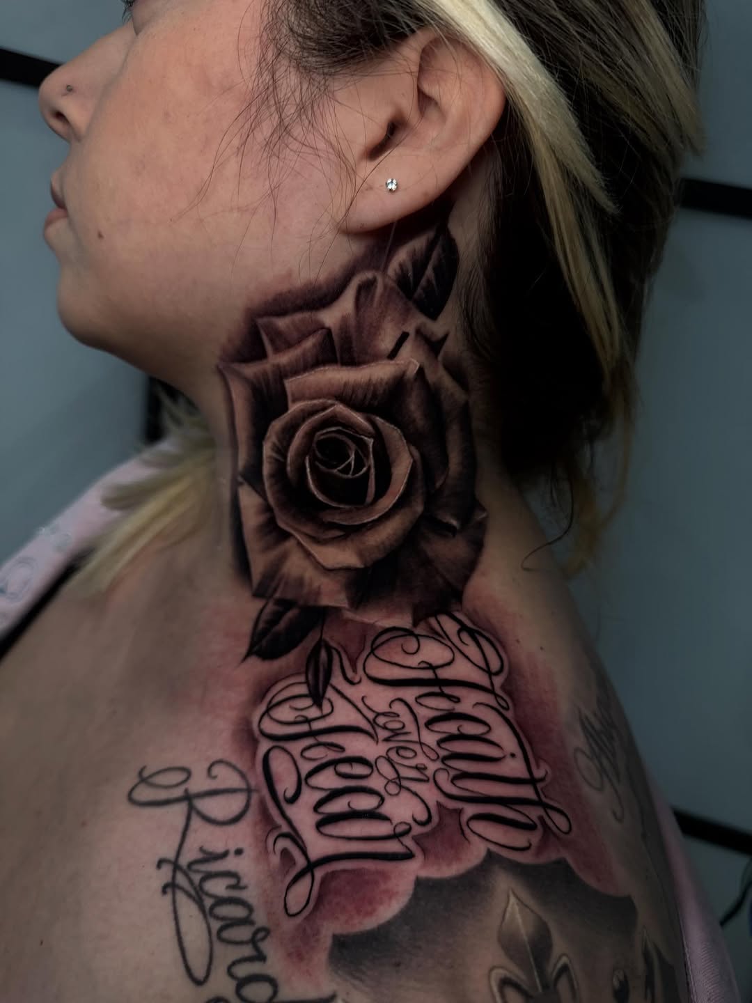 Tattoo by @tattoo_isaac562 — realism, lettering_script