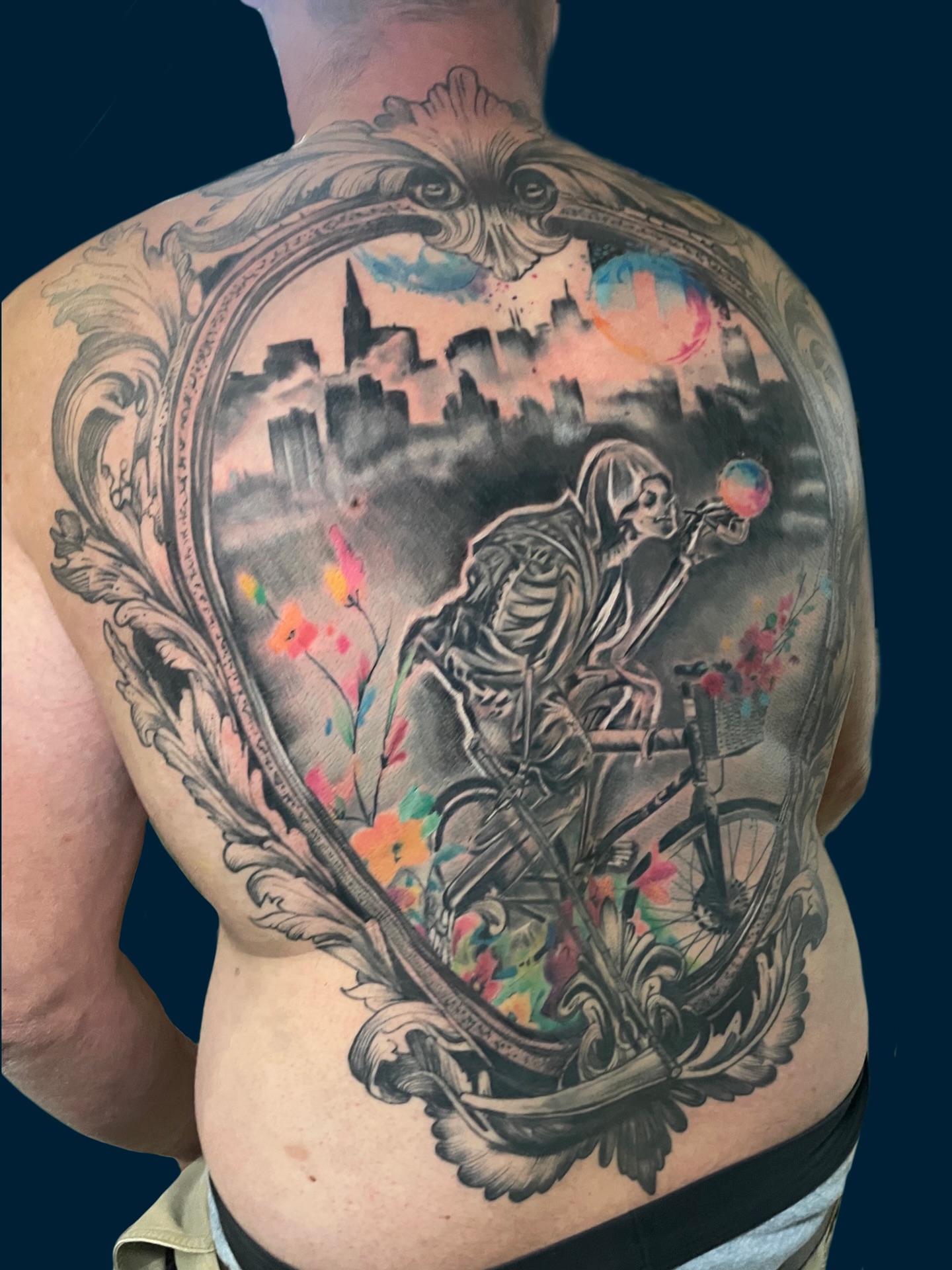 Tattoo by @graphicward — black_and_grey, realism