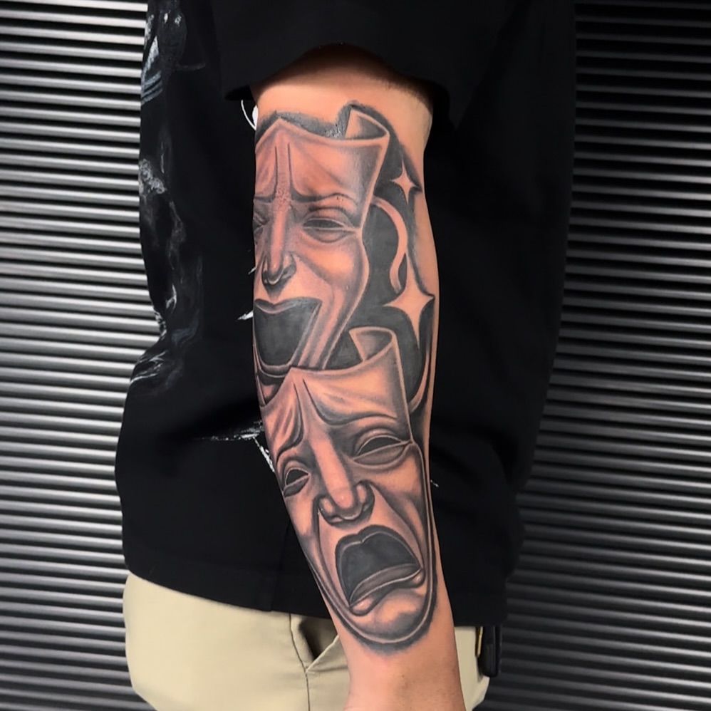 Tattoo by @_slickvic_ — realism, geometric