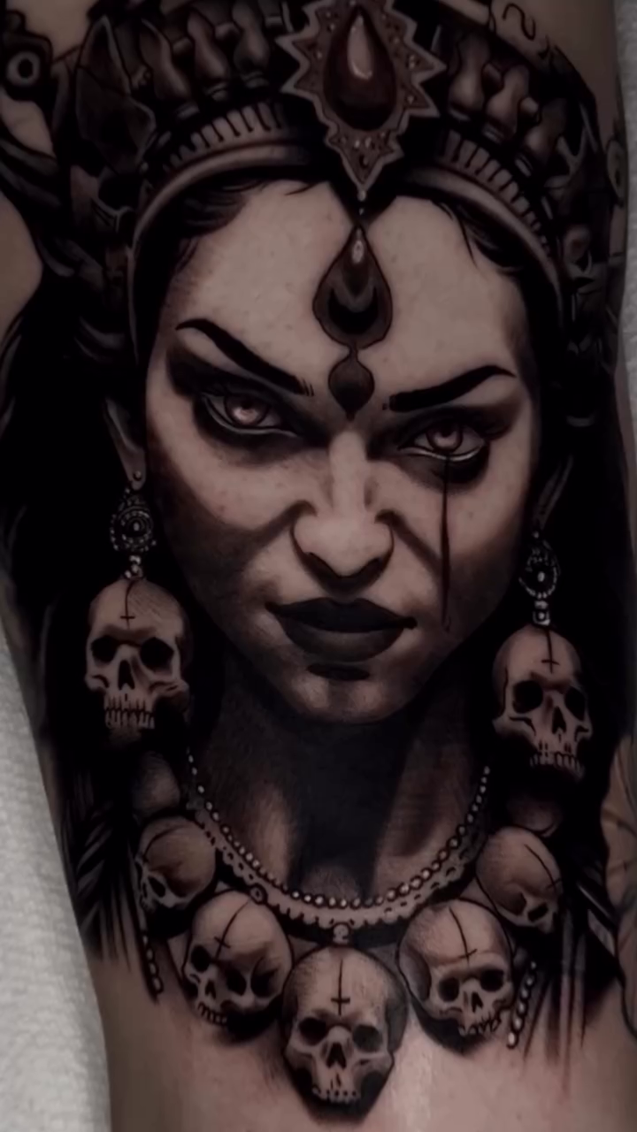 Tattoo by @davidalcocertattoo — realism, dark_realism